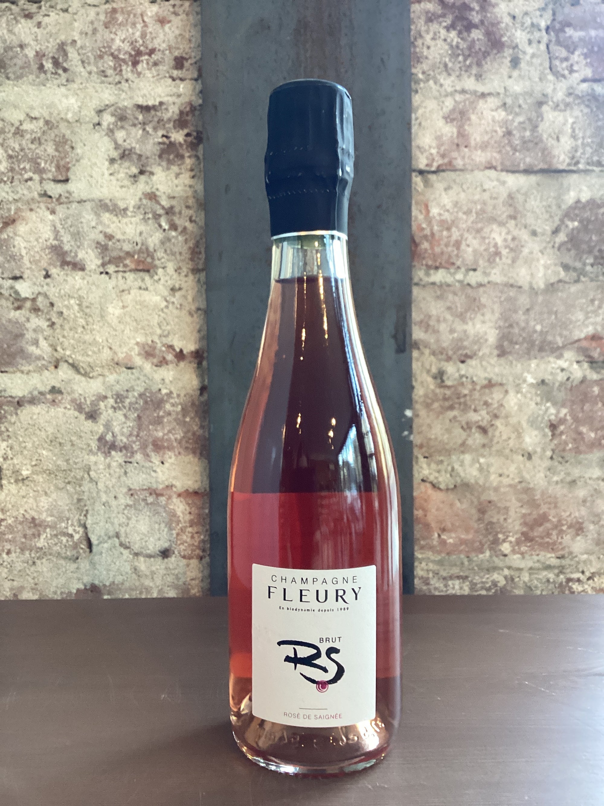 Champagne Fleury, Rose de Saignee Brut NV (Champagne, France) 375ml
