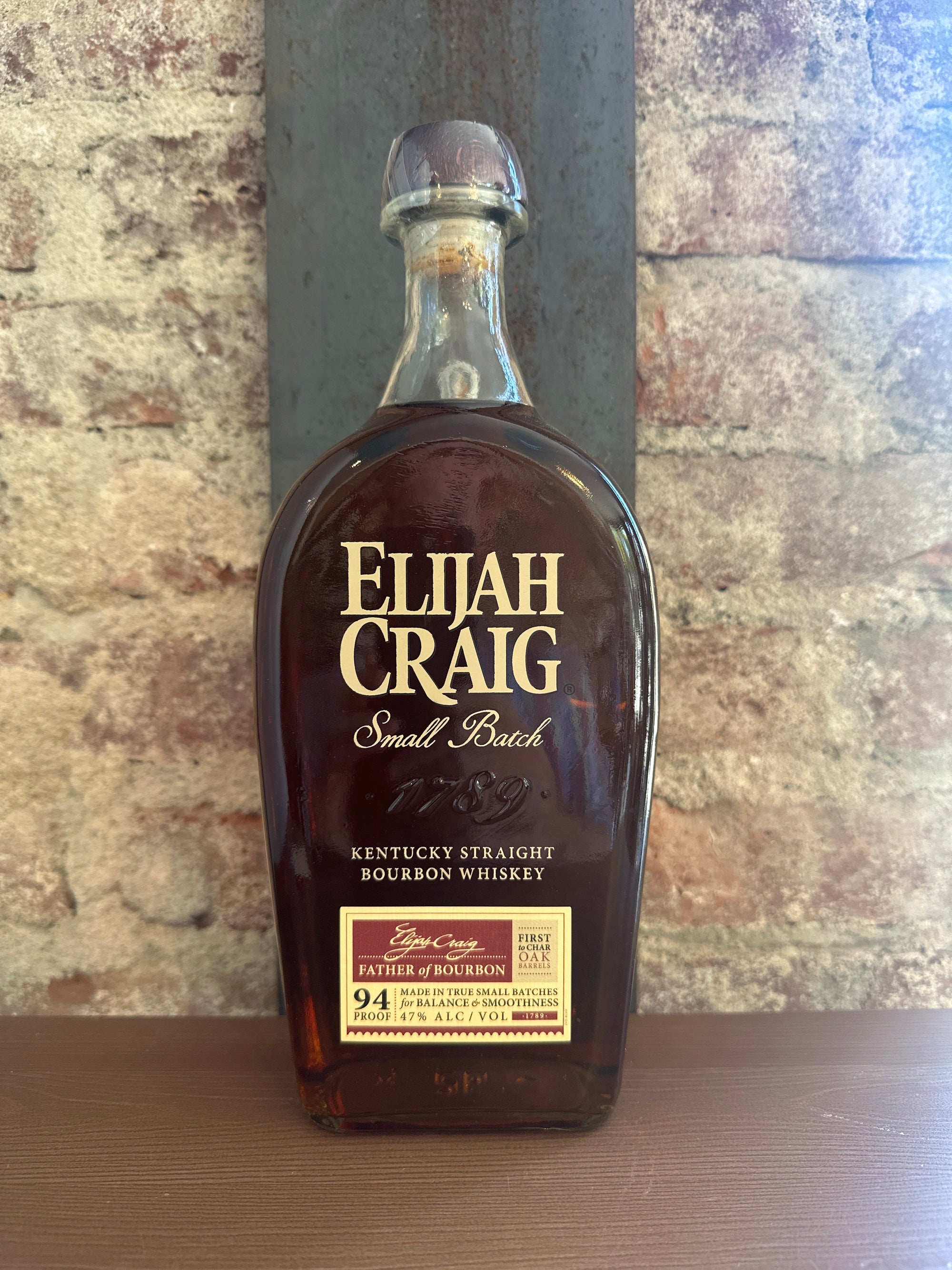Elijah Craig, Small Batch Bourbon 94 Proof (Kentucky) 1L