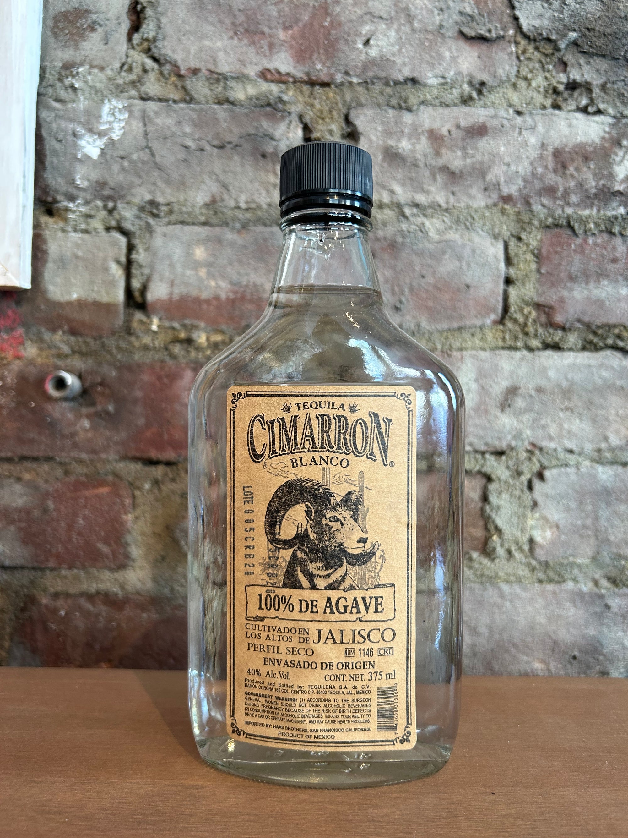 Cimarron, Tequila Blanco (Jalisco, Mexico) 375ml