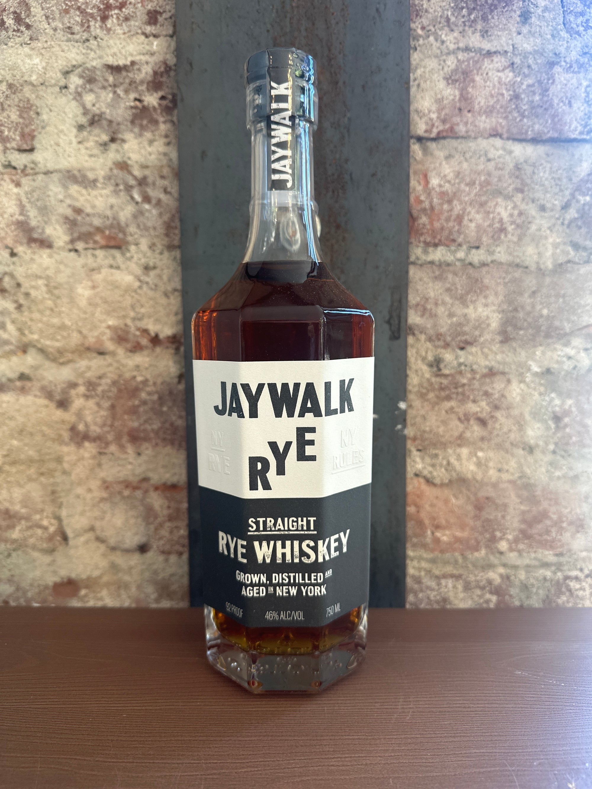 New York Distilling, "Jaywalk" Straight Rye Whiskey (Brooklyn, NY) 750ml