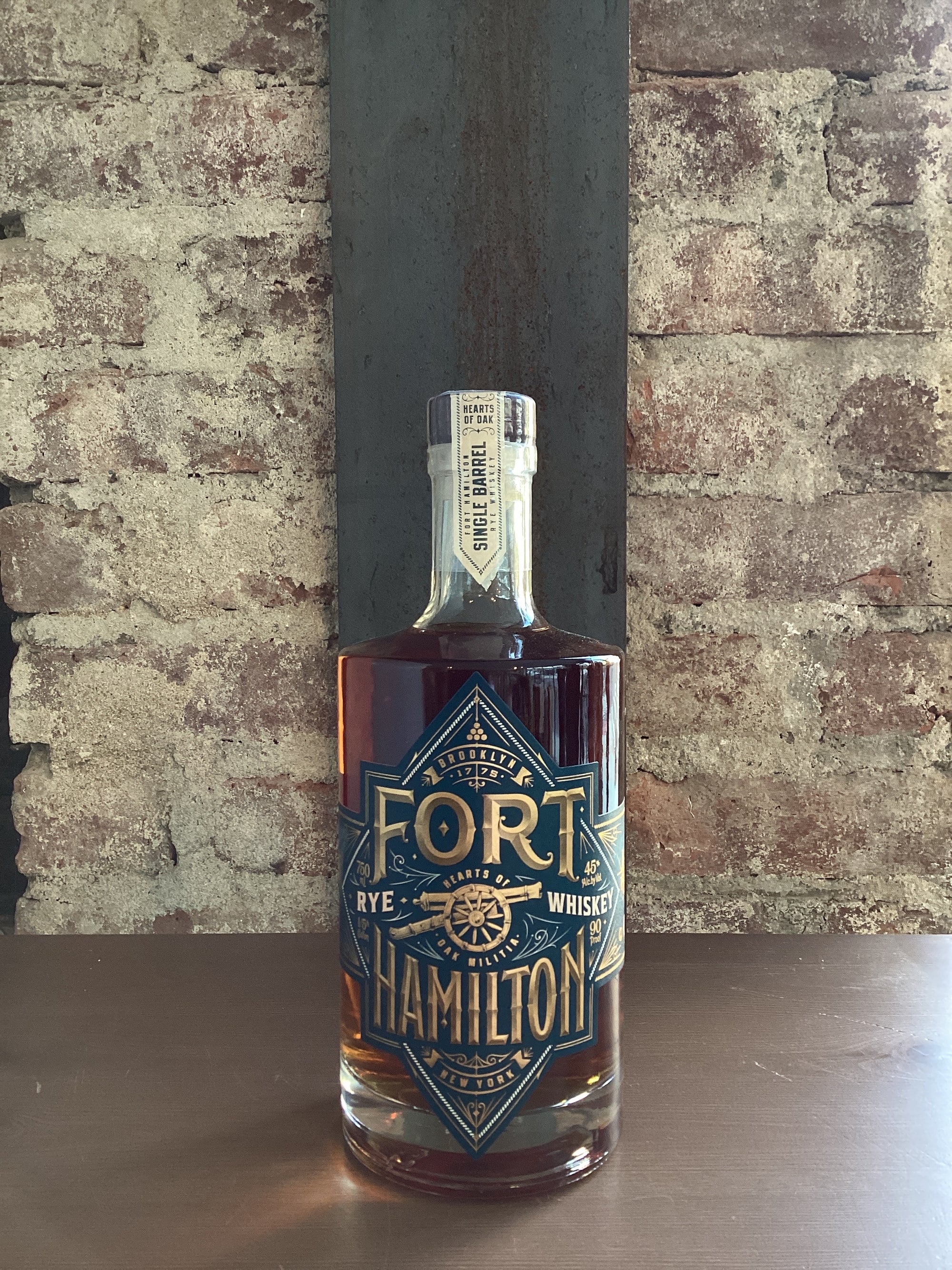Fort Hamilton, Single Barrel Rye Whiskey (Brooklyn, NY) 750ml