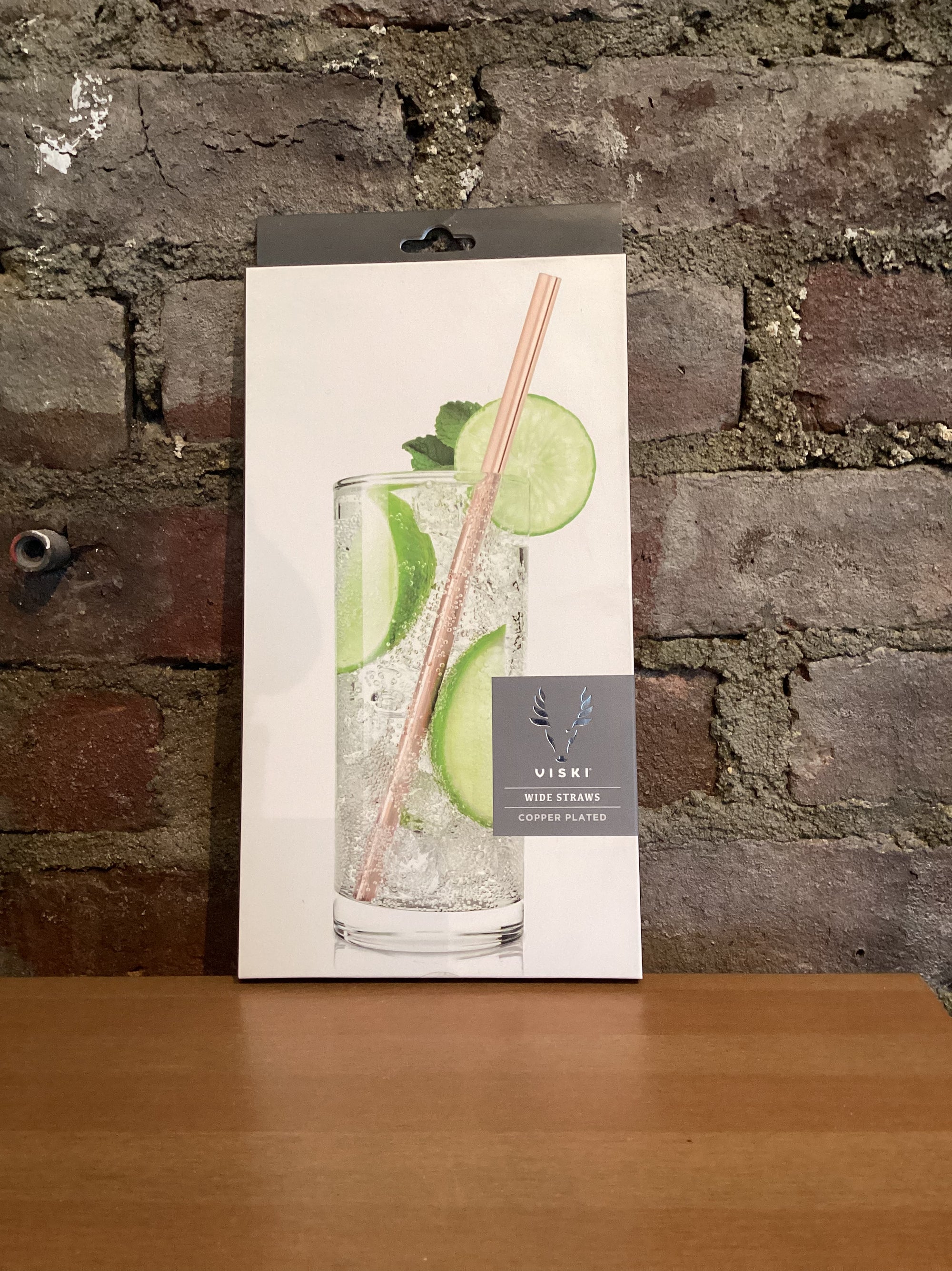 Viski Copper Plated Straws (4-pack)