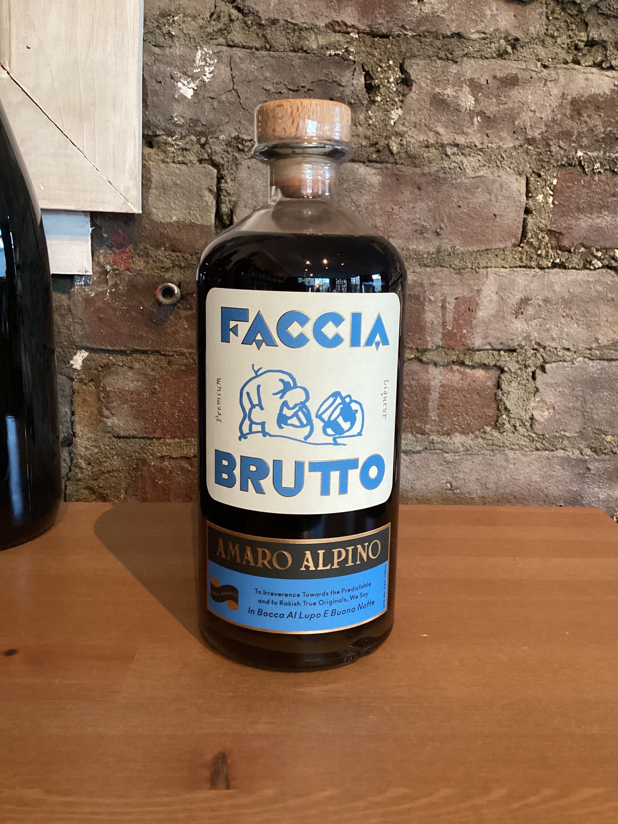 Faccia Brutto, Alpino Amaro (Brooklyn, NY) 750ml