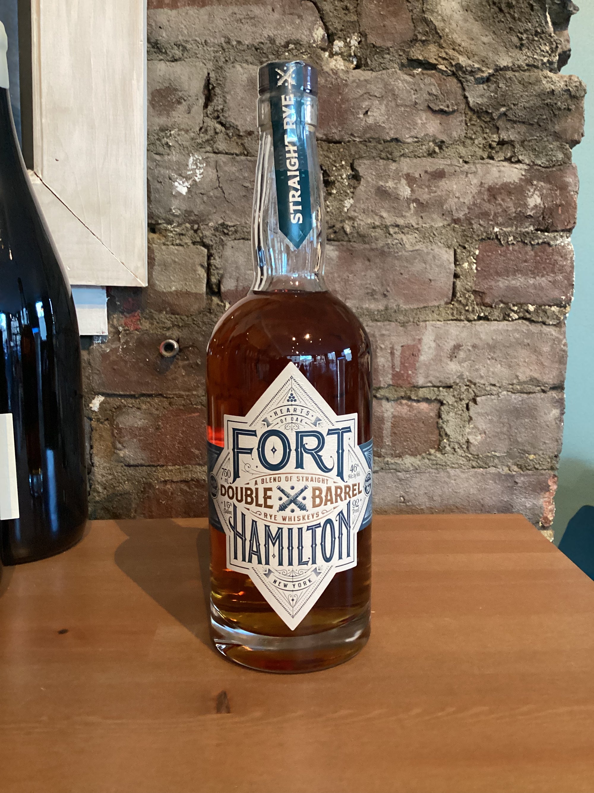 Fort Hamilton, Double Barrel Rye (Brooklyn, New York) 750ml