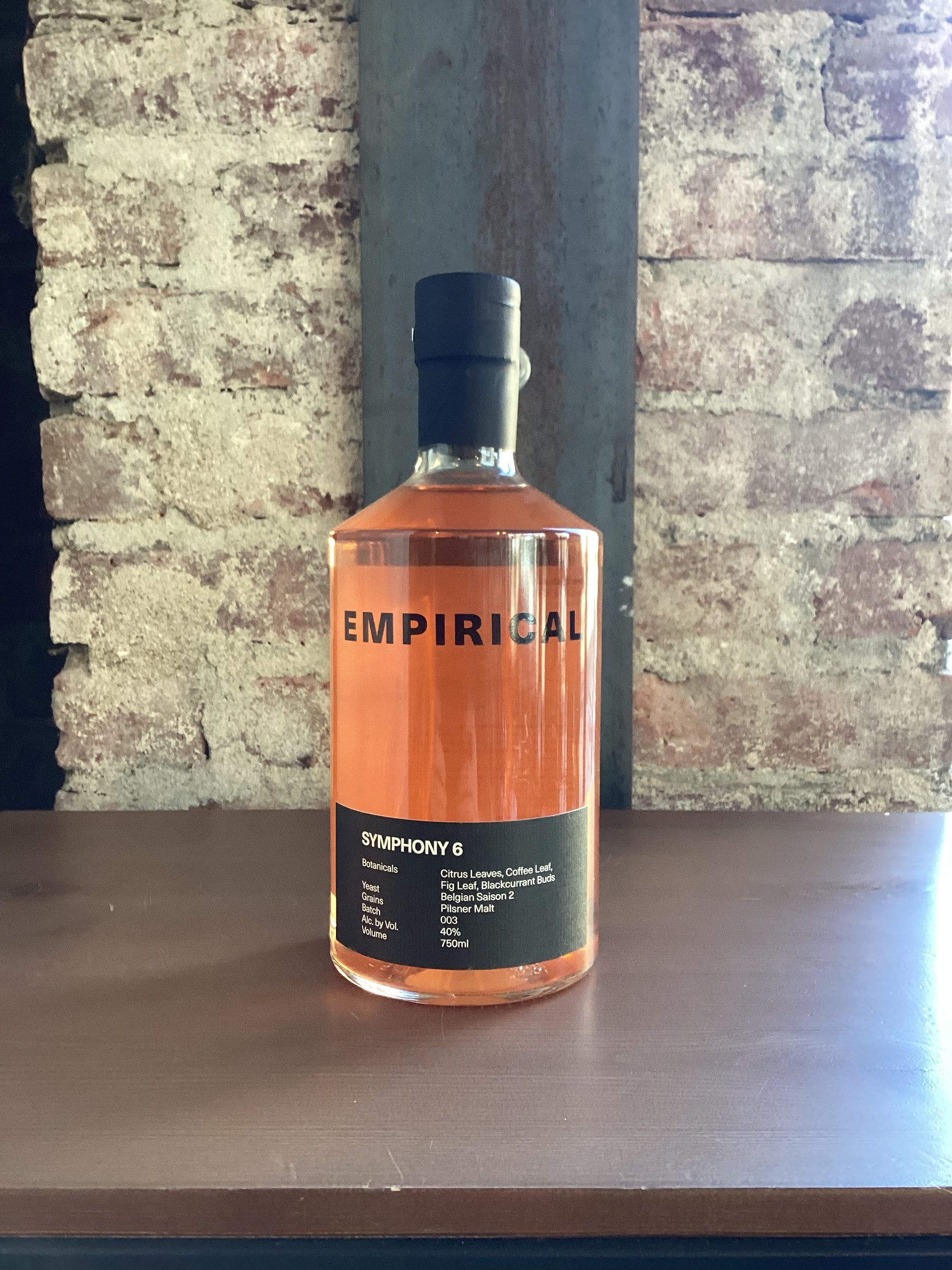 Empirical Spirits Symphony 6 (Brooklyn, NY) 750ml