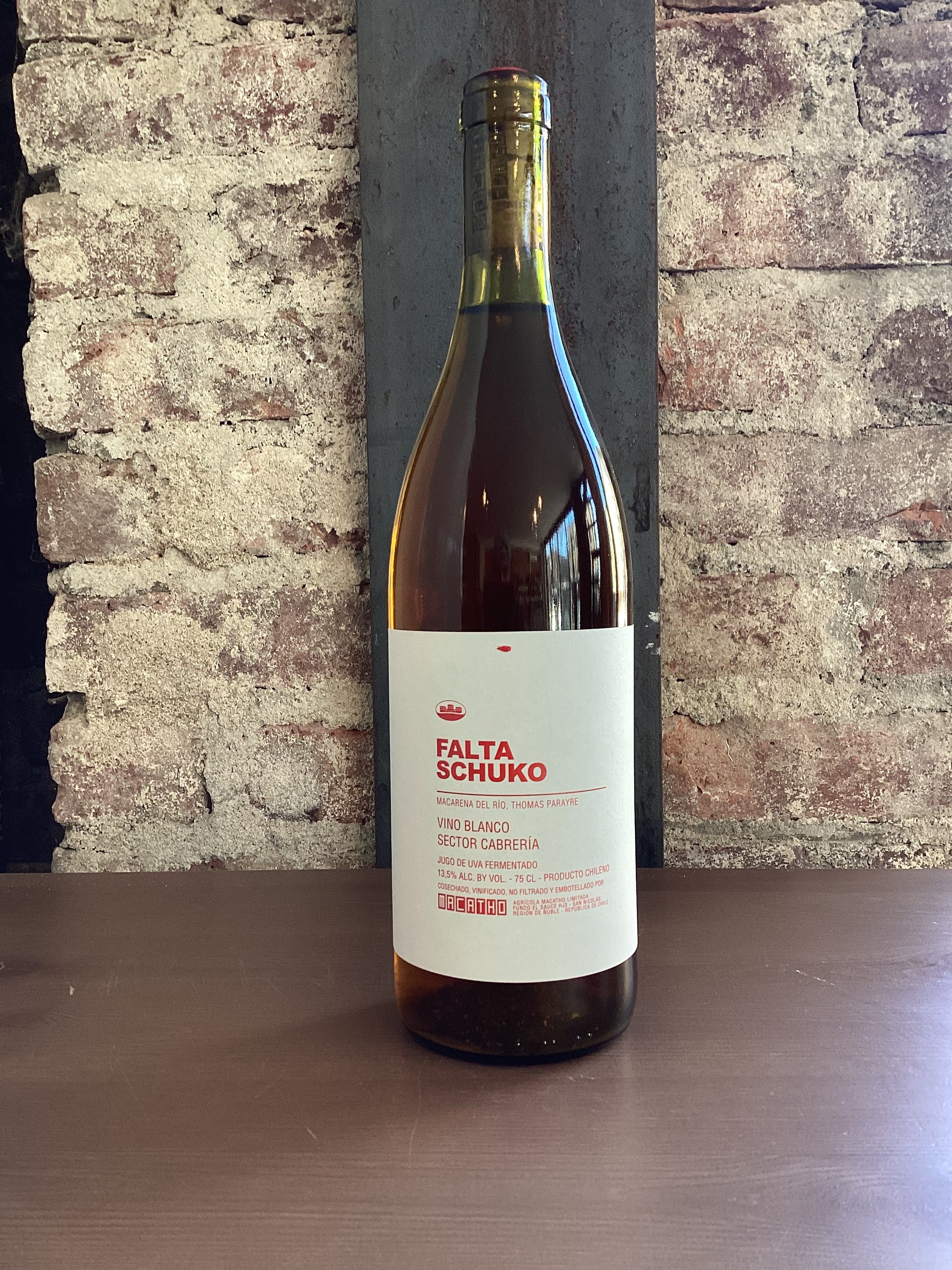 MACATHO, Falta Schuko Vino Blanco 2020 (Itata Valley, Chile) 750ml