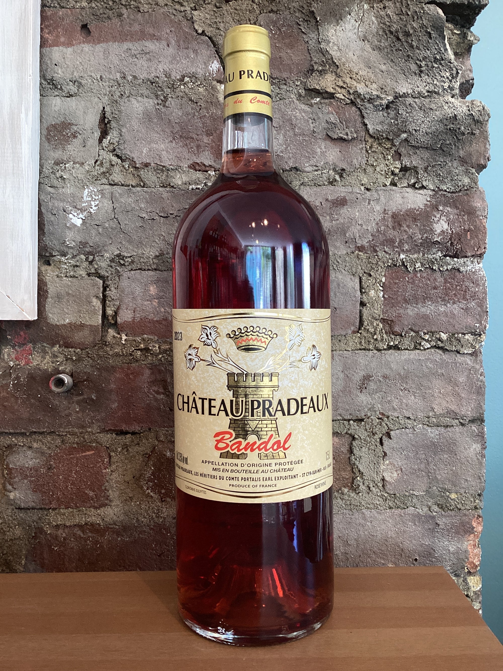 Château Pradeaux, Bandol Rosé 2023 (Provence, France) 1.5L