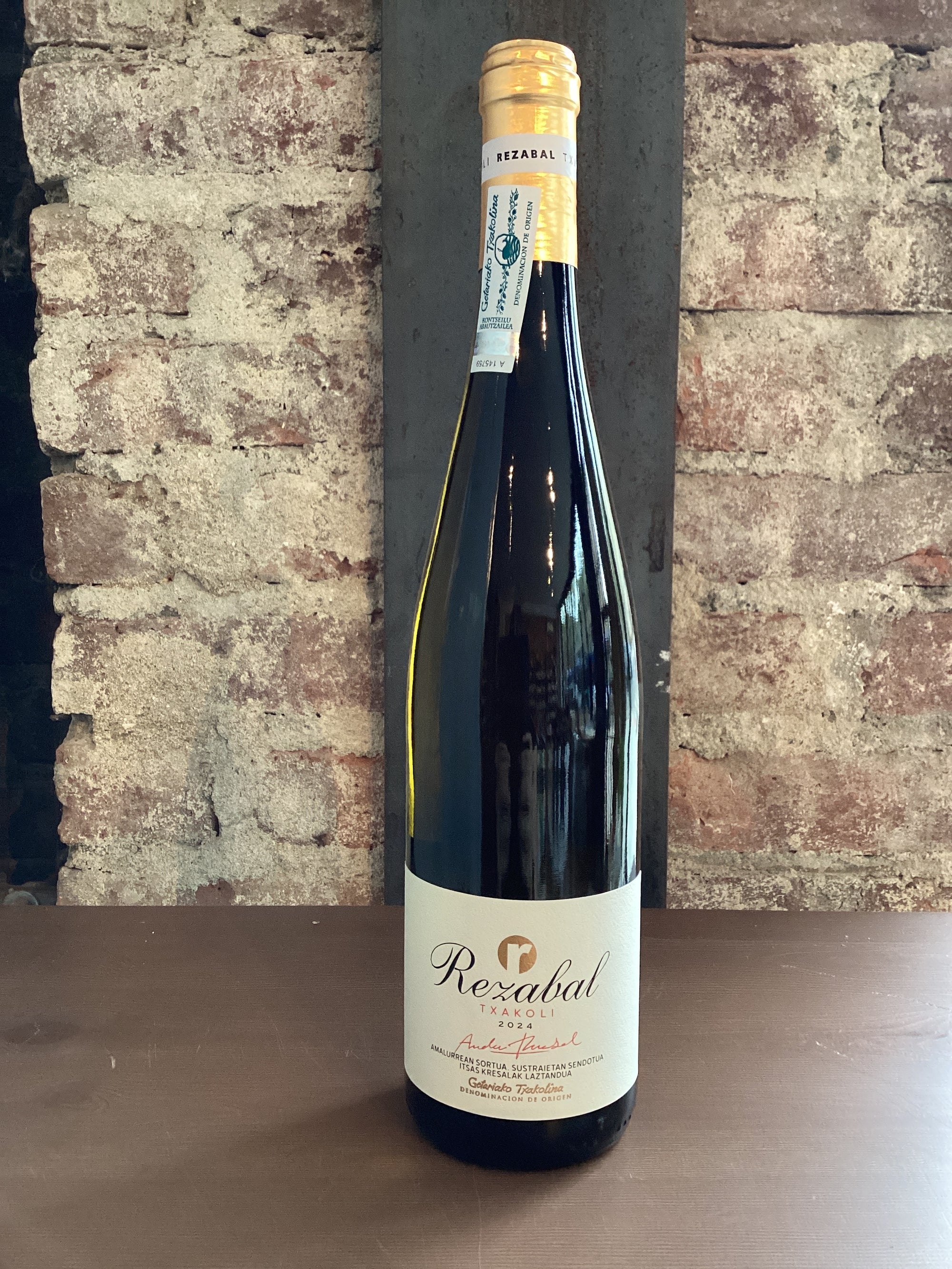 Rezabal, Txakoli de Getaria 2024 (Basque Country, Spain) 750ml
