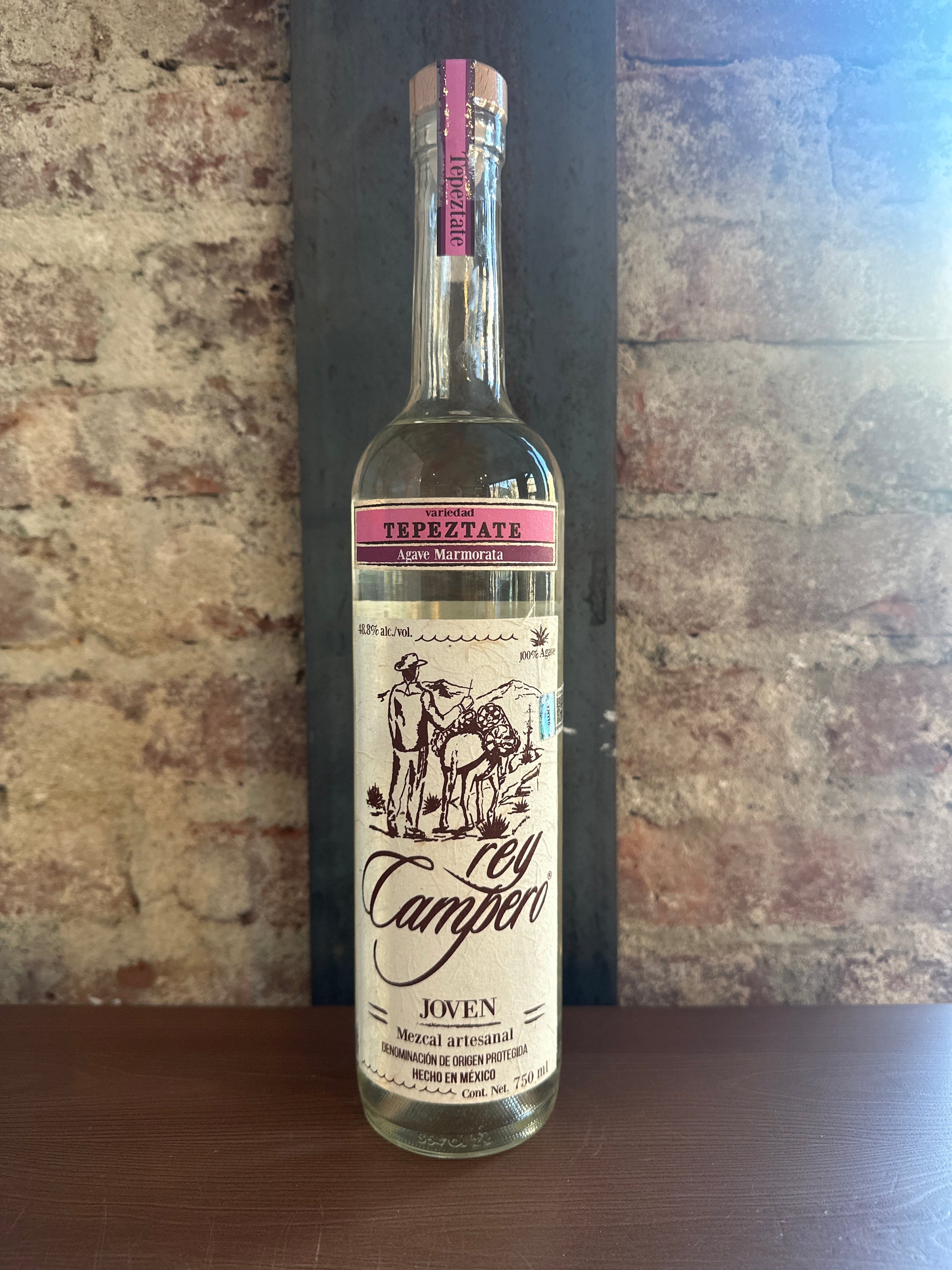 Rey Campero Mezcal, Tepeztate Joven (Oaxaca, Mexico) 750ml