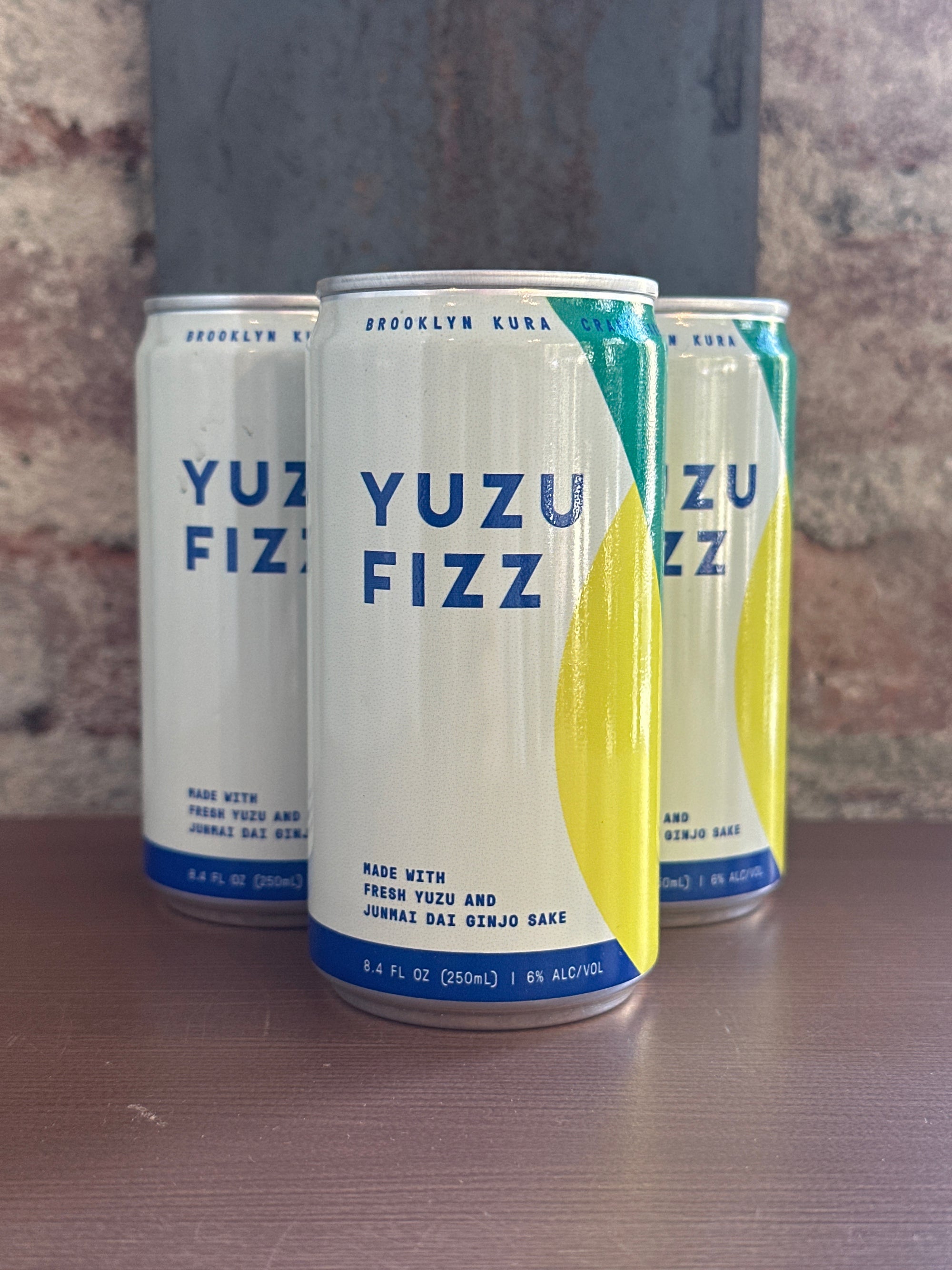 Brooklyn Kura, Junmai Dai Ginjo Yuzu Fizz (Brooklyn, New York) 250ml CAN