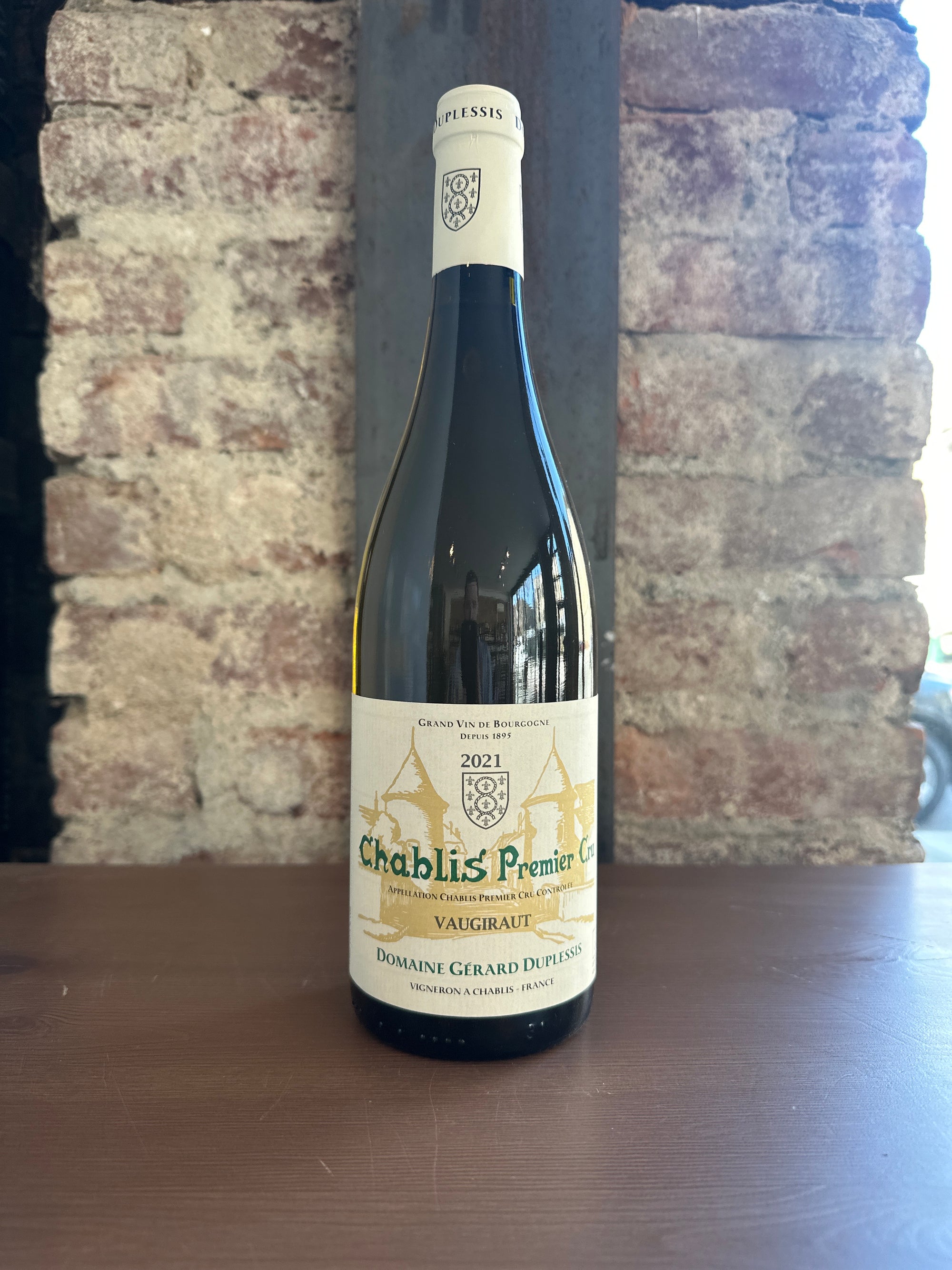 Domaine Gérard Duplessis, Vaugiraut Chablis Premier Cru 2021 (Burgundy, France) 750ml