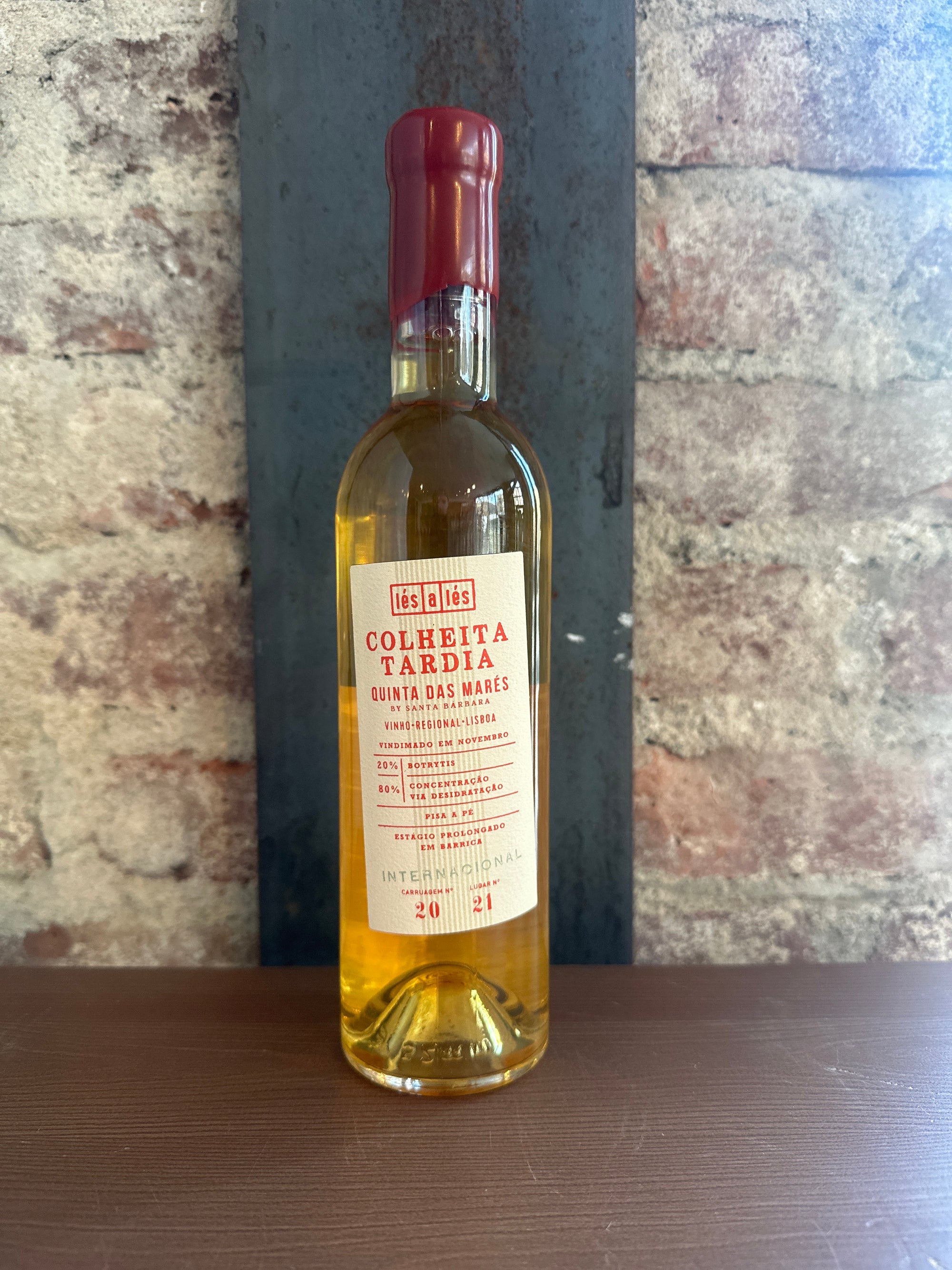 Lés a lés, Quina das Marés Colheita Tardia 2021 (Lisbon, Portugal) 375ml