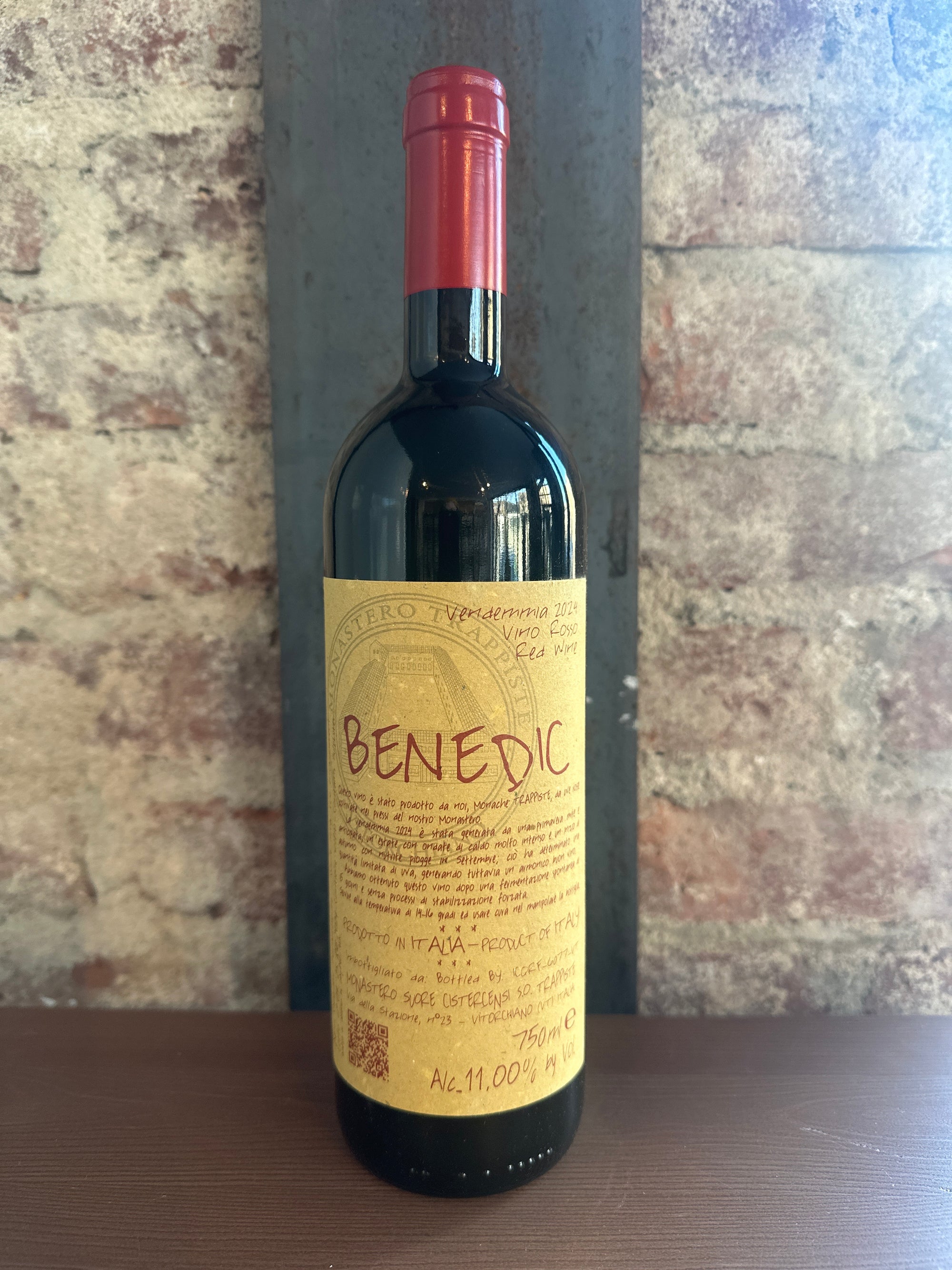 Monestero Suore Cistercensi, Benedic Rosso 2024 (Lazio, Italy) 750ml