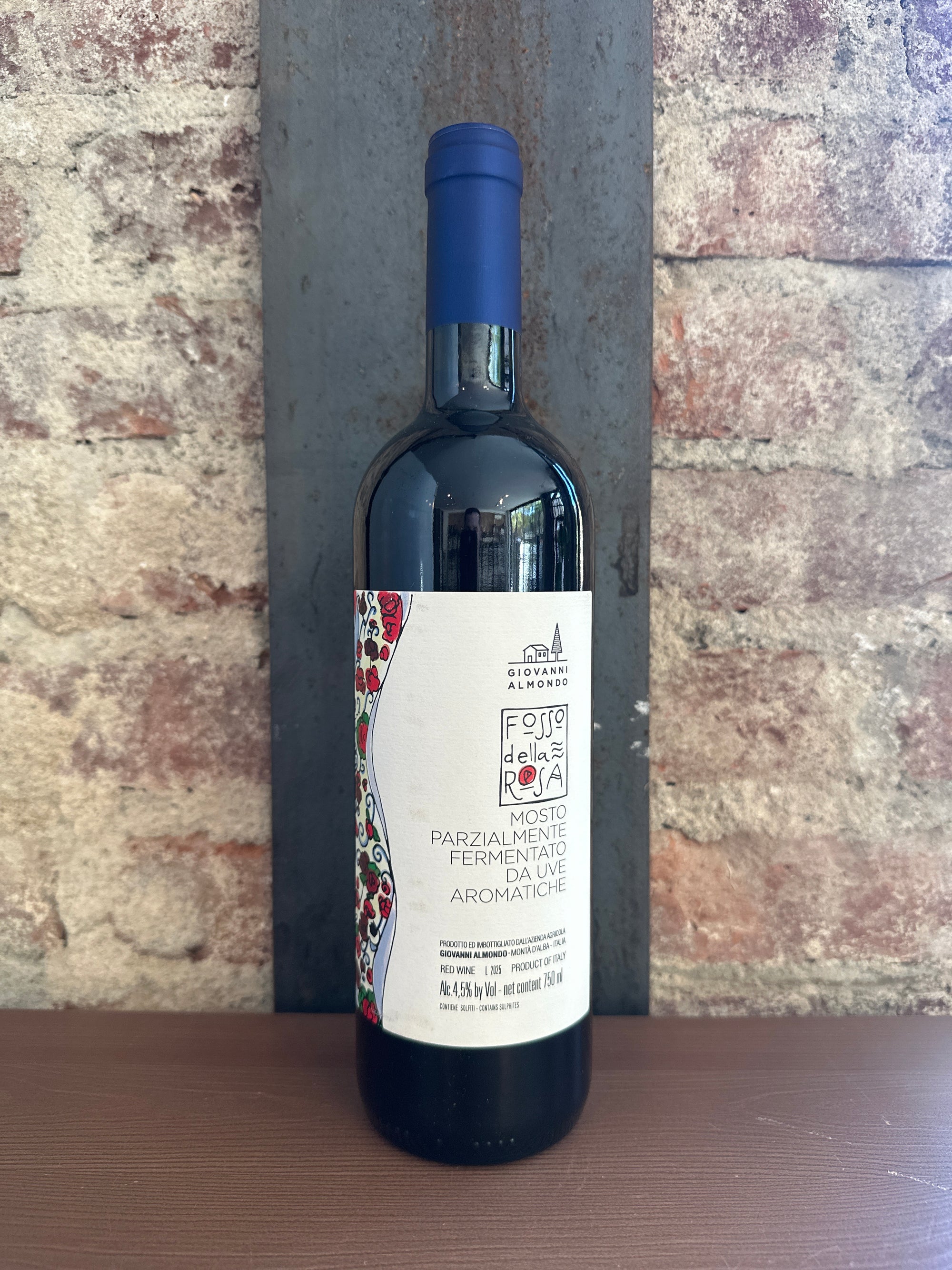 Giovanni Almondo, Fosso della Rosa Brachetto 2025 (Piedmont, Italy) 750ml