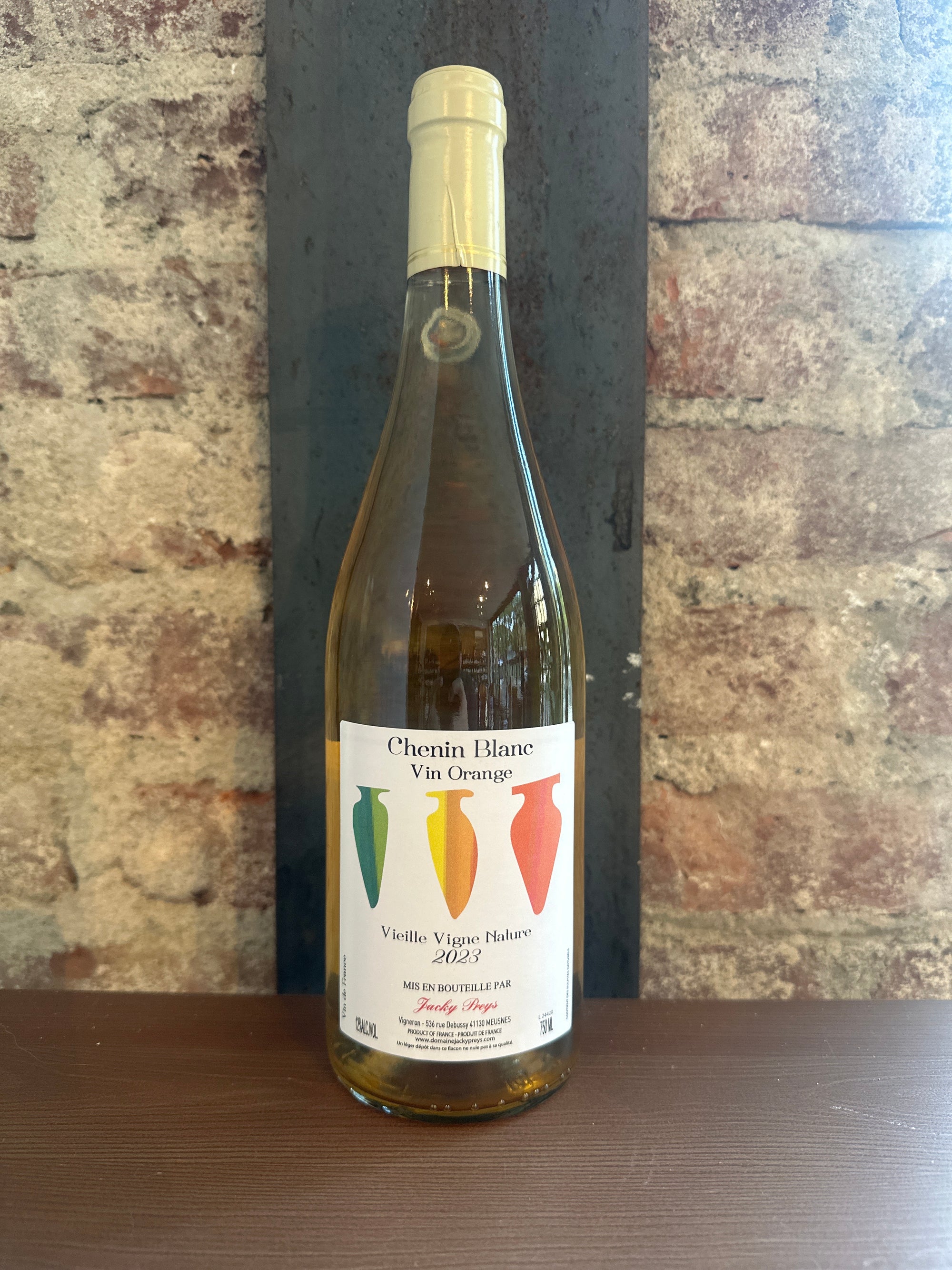 Jacky Preys, Vin Orange Chenin Blanc 2023 (Loire Valley, France) 750ml