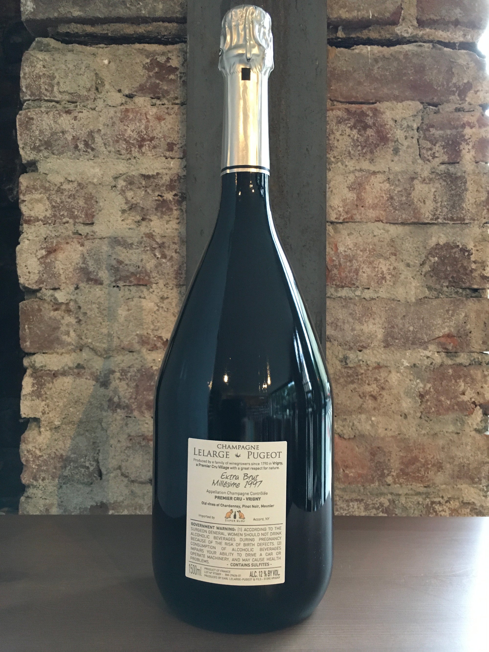 Lelarge-Pugeot, Quintessence Extra Brut 1997 (Champagne, France) 1.5L