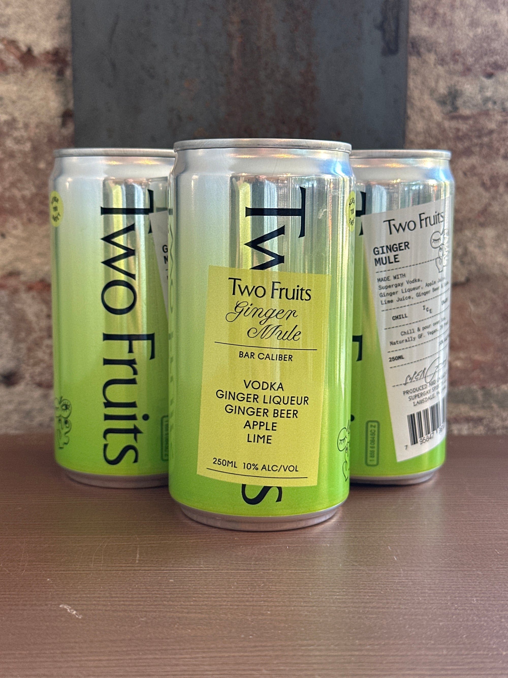 Supergay Spirits, Two Fruits Ginger Mule (New York) 250ml CAN