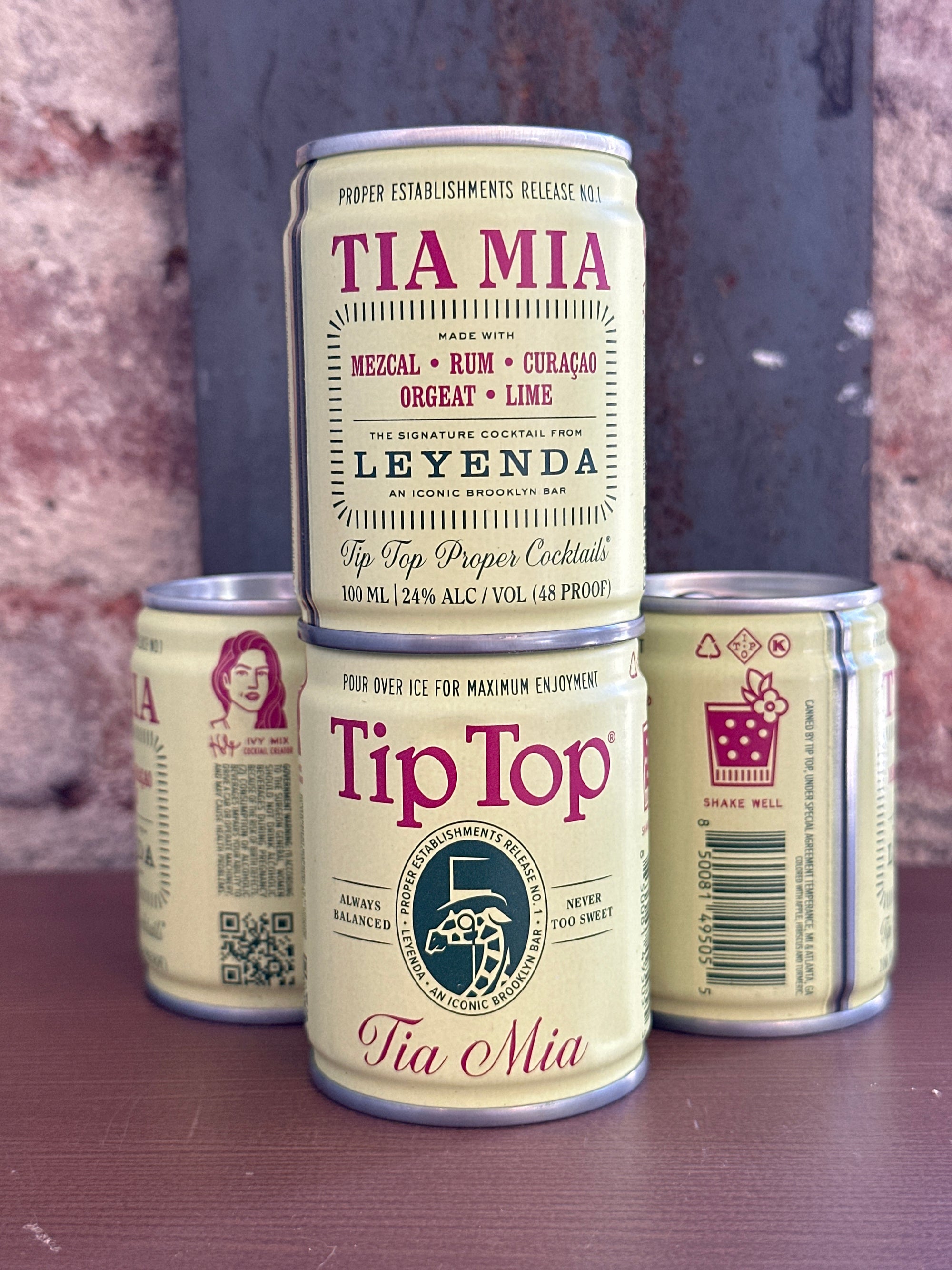 Tip Top Proper Cocktails, Tia Mia (Atlanta, Georgia) 100ml CAN