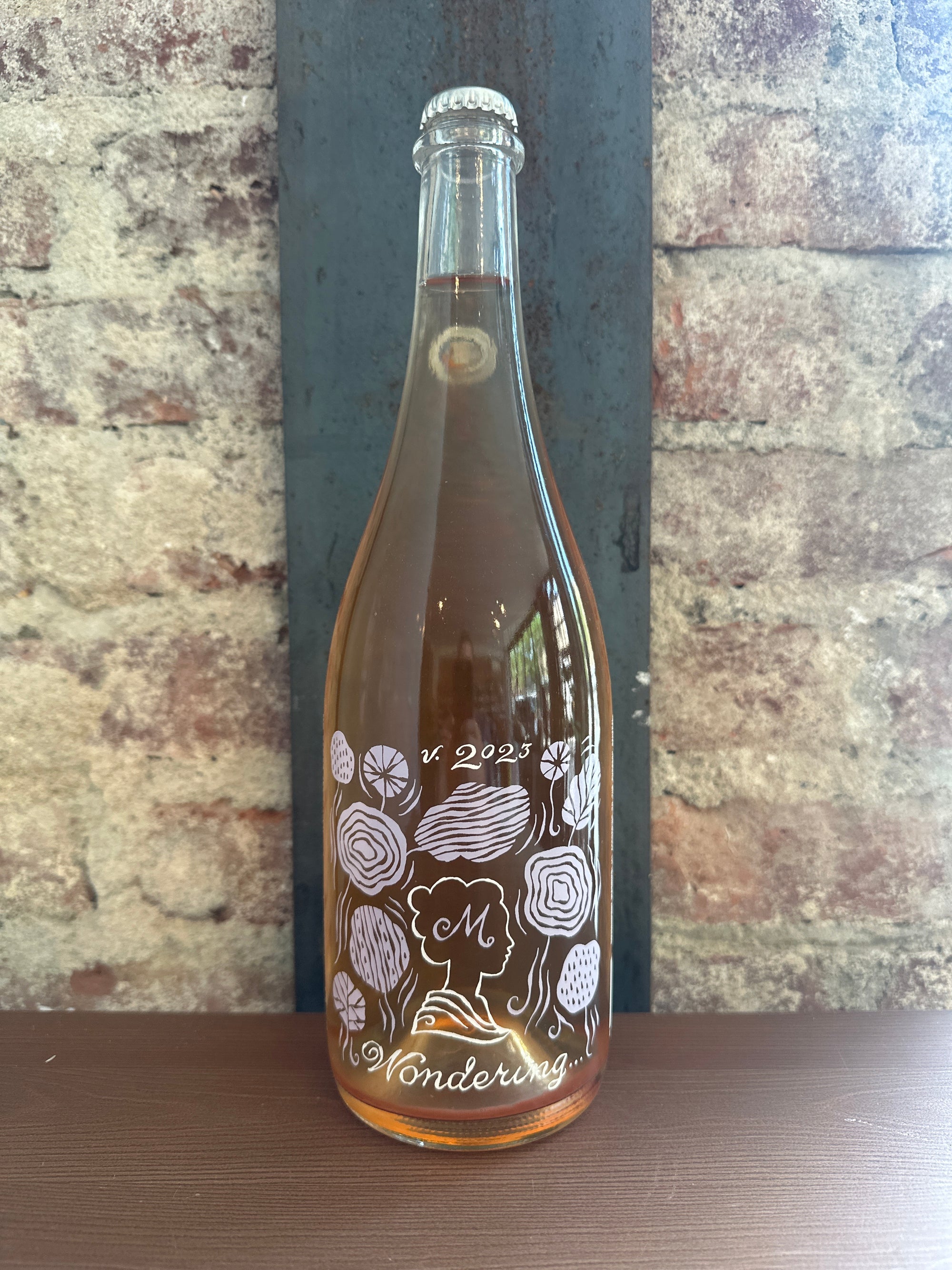 Kivelstadt Cellars, "Wondering" Sparkling Pinot Noir Rosé 2023 (Sonoma, California) 750ml