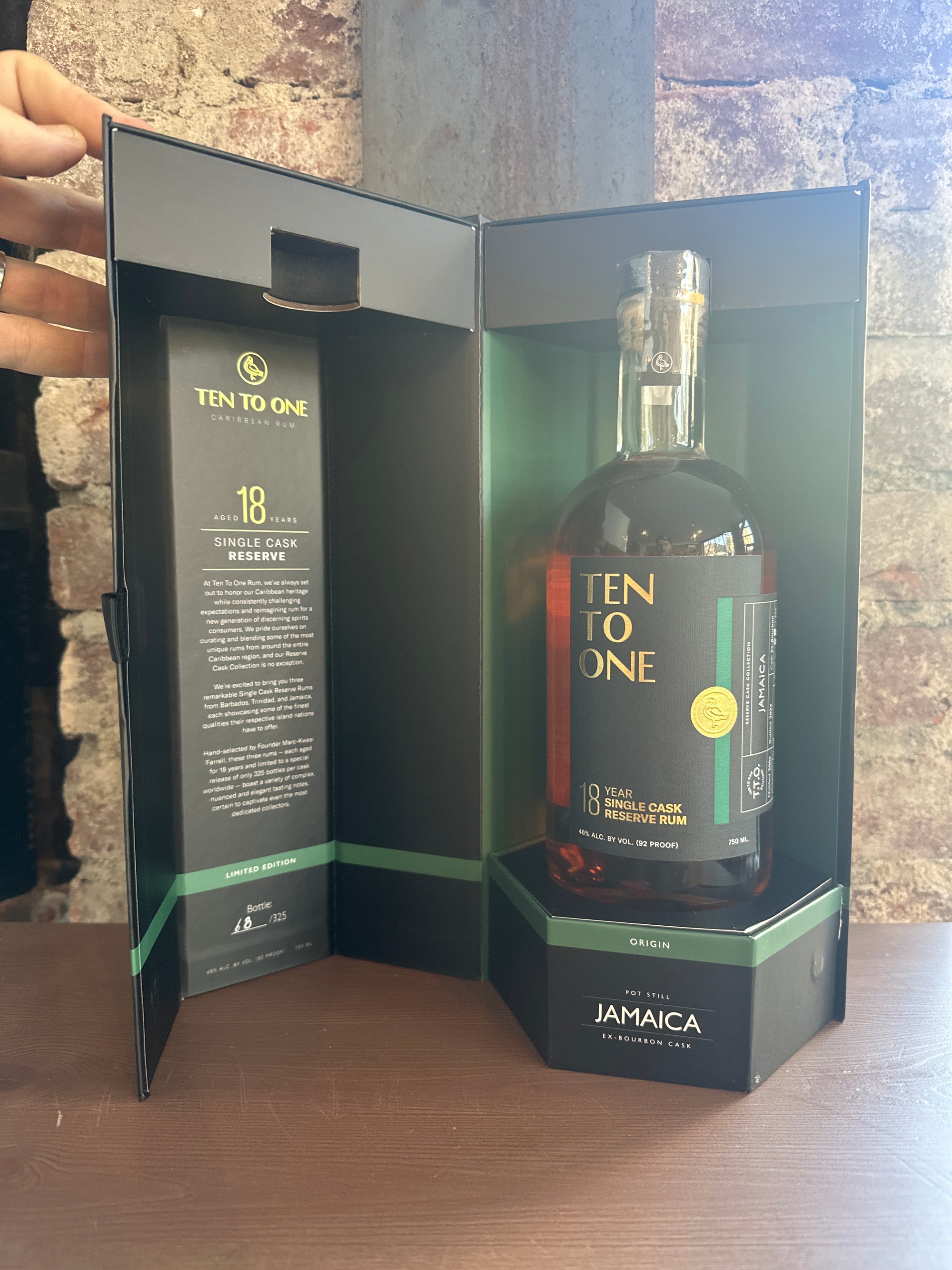 Ten to One, 18 Year Single Cask Reserve Rum (Jamaica) 750ml