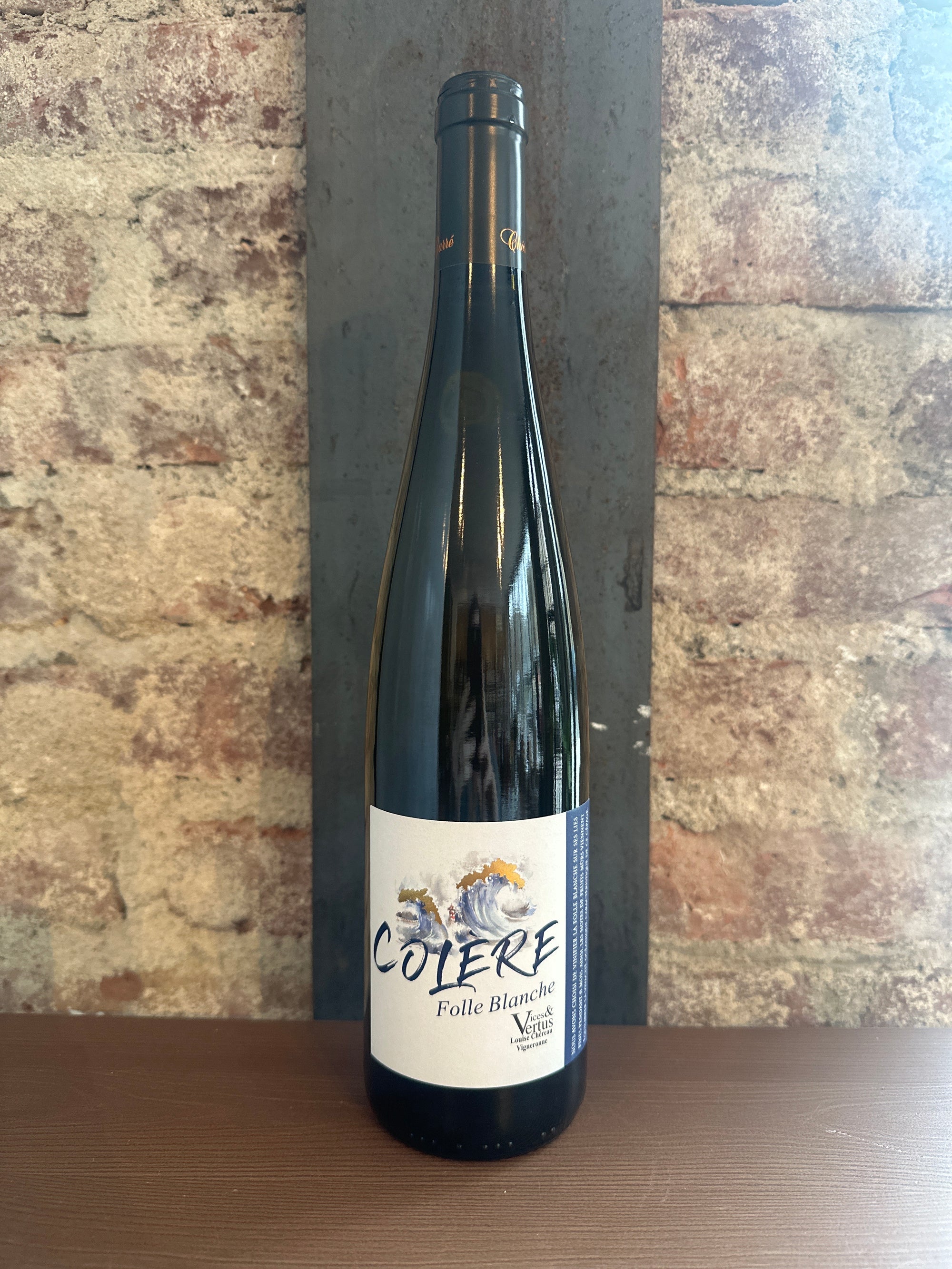 Louise Chéreau, "Colère" Folle Blanche 2024 (Loire Valley, France) 750ml