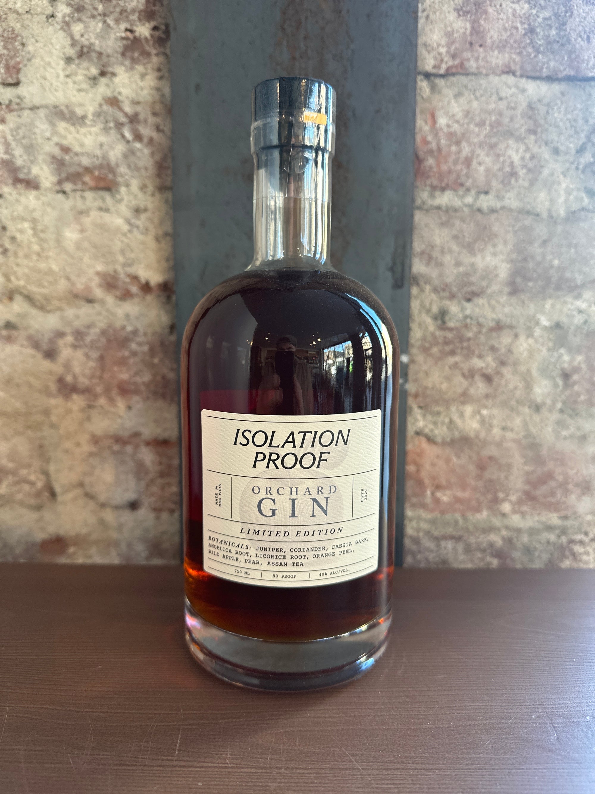 Isolation Proof, Orchard Gin (Catskills, NY) 750ml