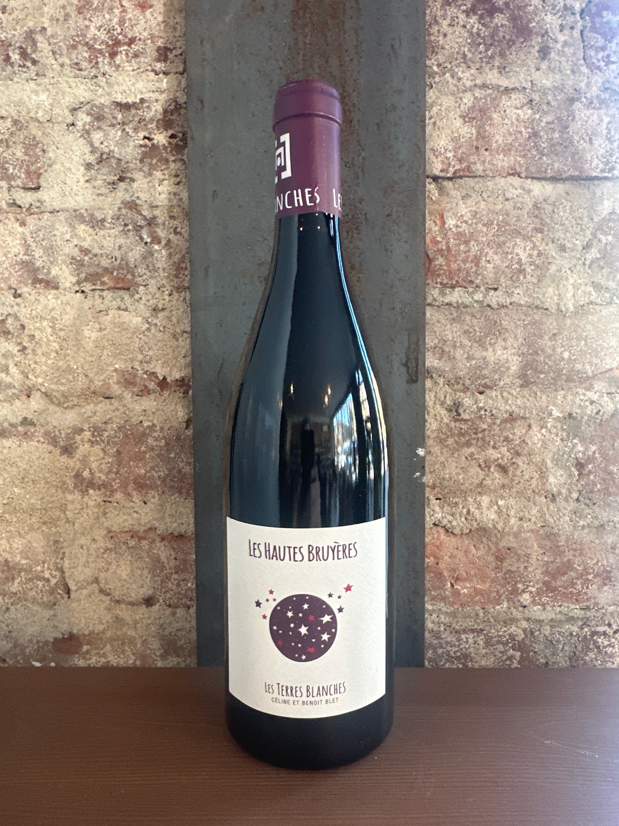 Les Terres Blanches, Les Hautes Bruyeres Cabernet Franc 2021 (Loire Valley, France) 750ml