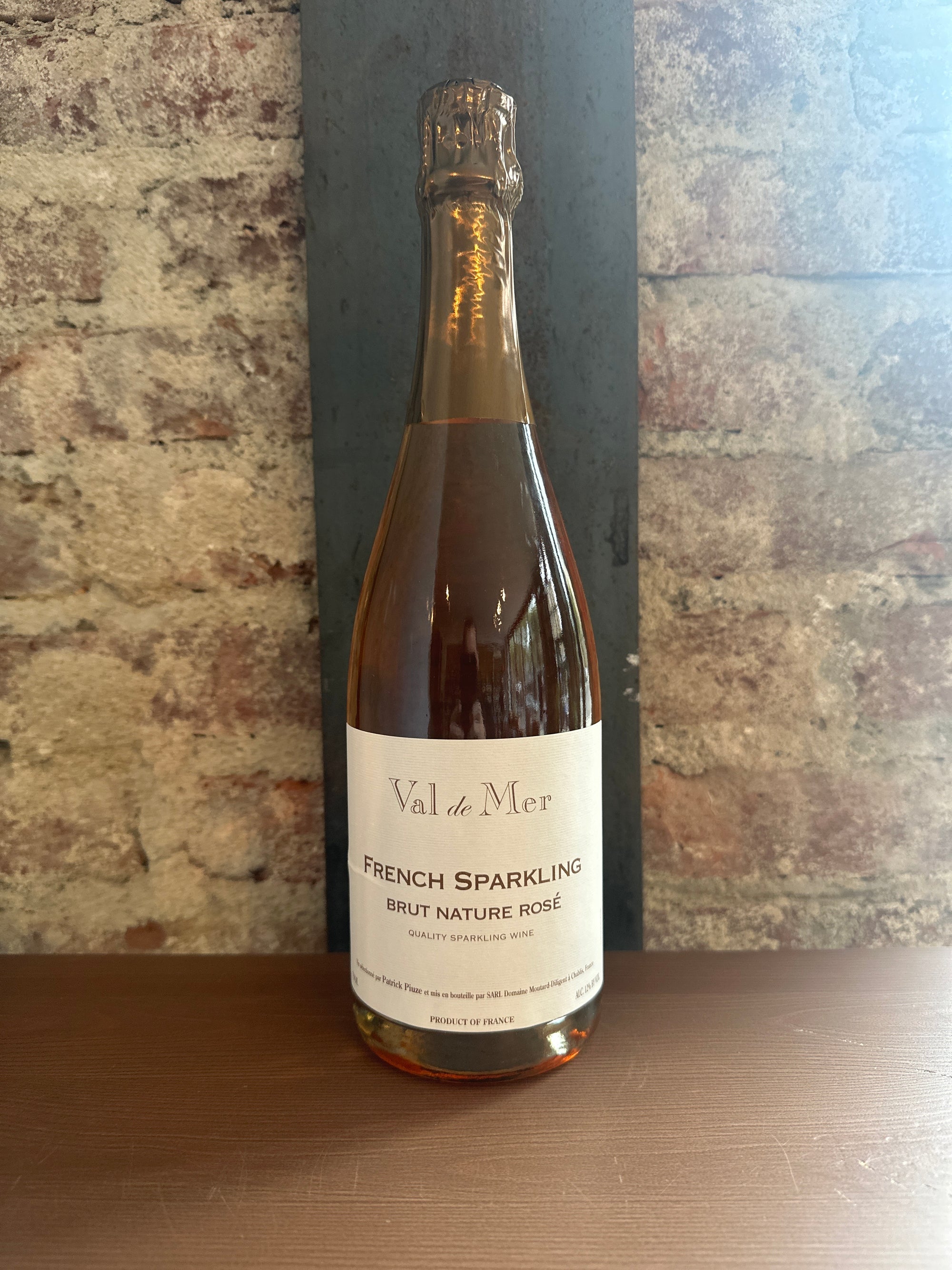 Patrick Piuze, "Val de Mer" Sparkling Rosé Brut Nature NV (Burgundy, France) 750ml