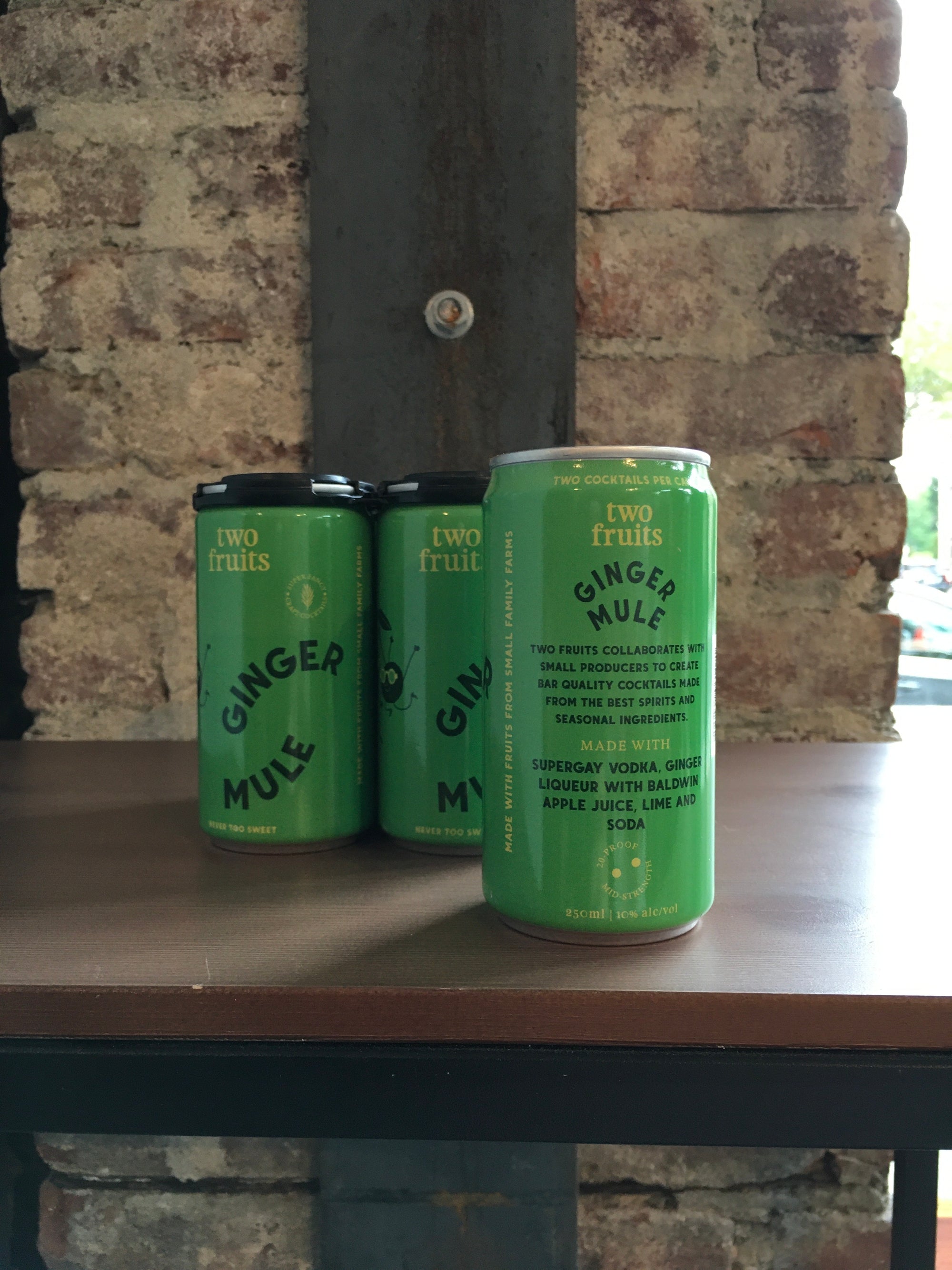 Supergay Spirits, Two Fruits Ginger Mule (New York) 250ml CAN