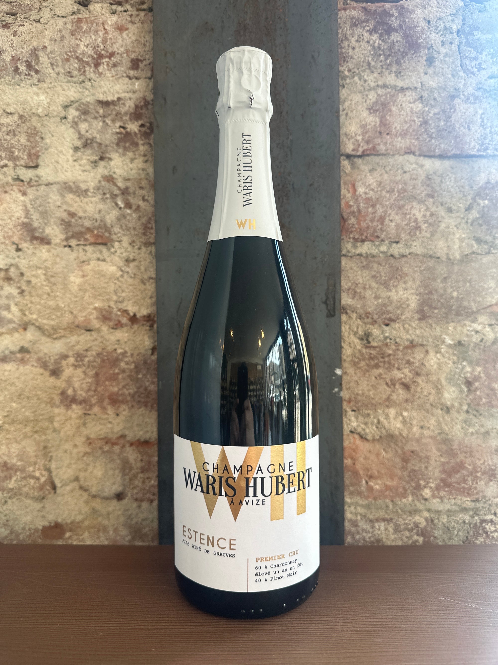 Waris Hubert, "Estence" Premier Cru Extra Brut NV (Champagne, France) 750ml
