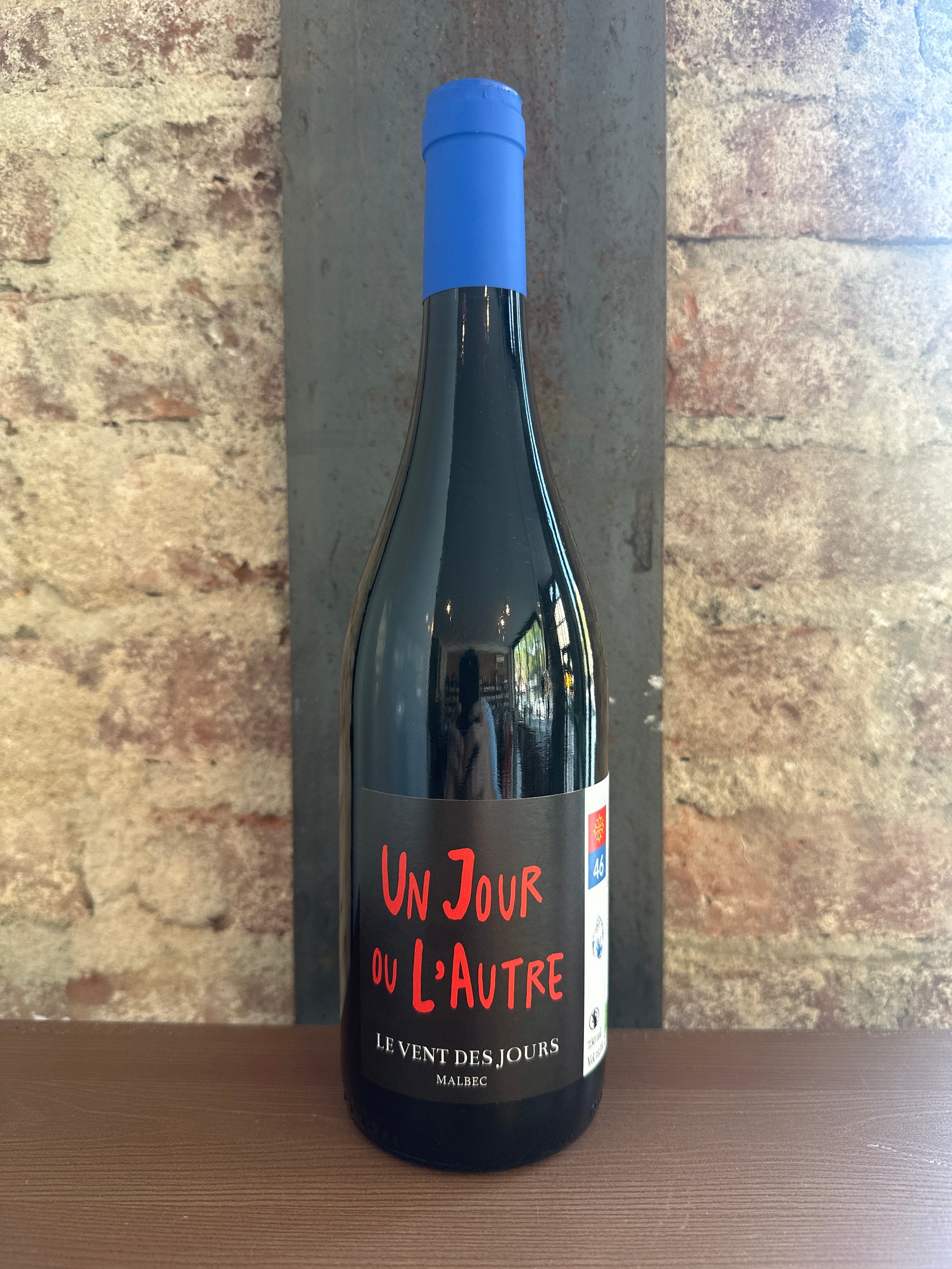Domaine Le Vent Des Jours, "Un Jour ou L'Autre" Malbec 2024 (Cahors, France) 750ml