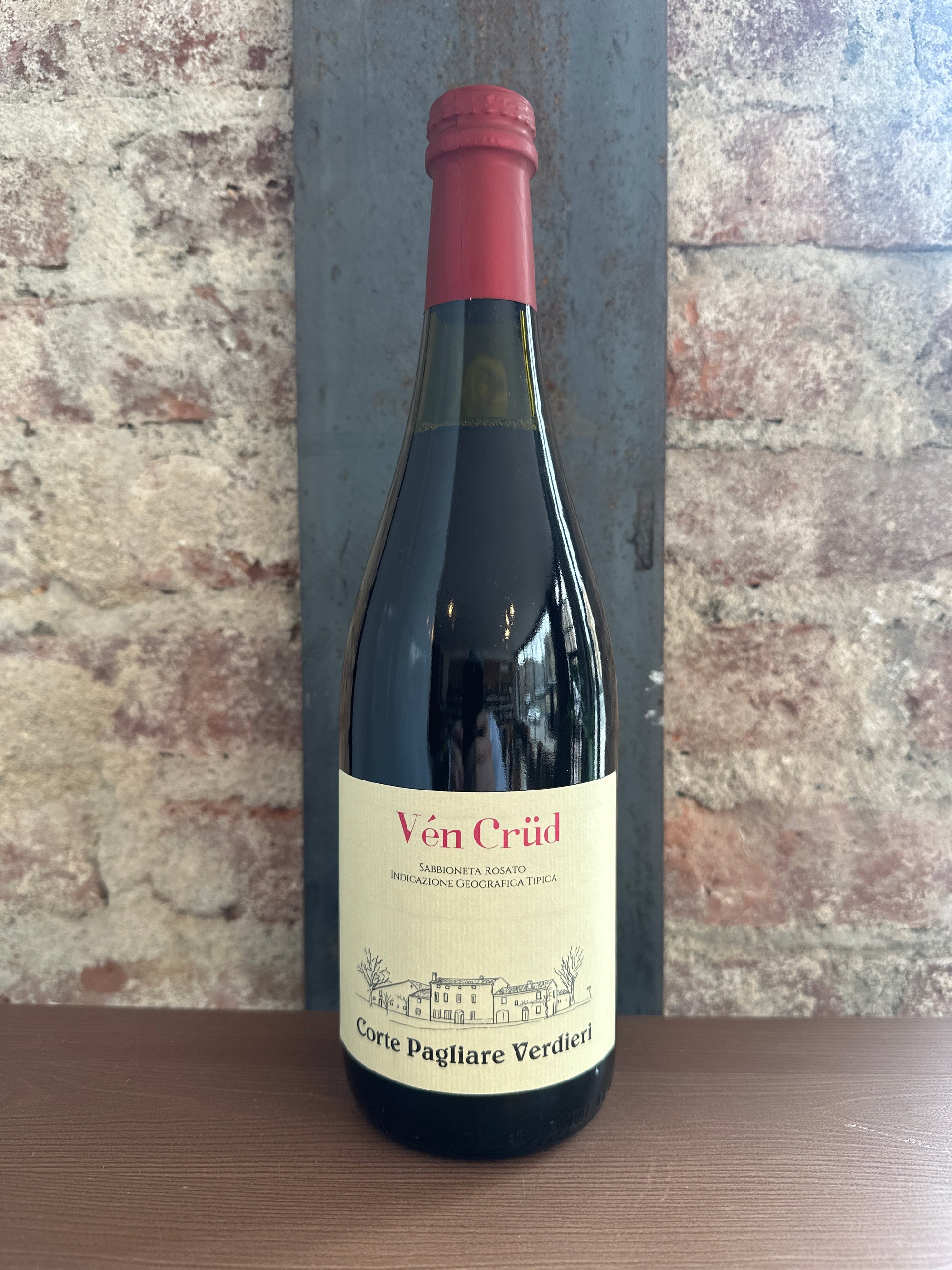 Corte Pagliare Verdieri, Vén Crüd Lambrusco Rosato NV (Emilia-Romagna, Italy) 750ml