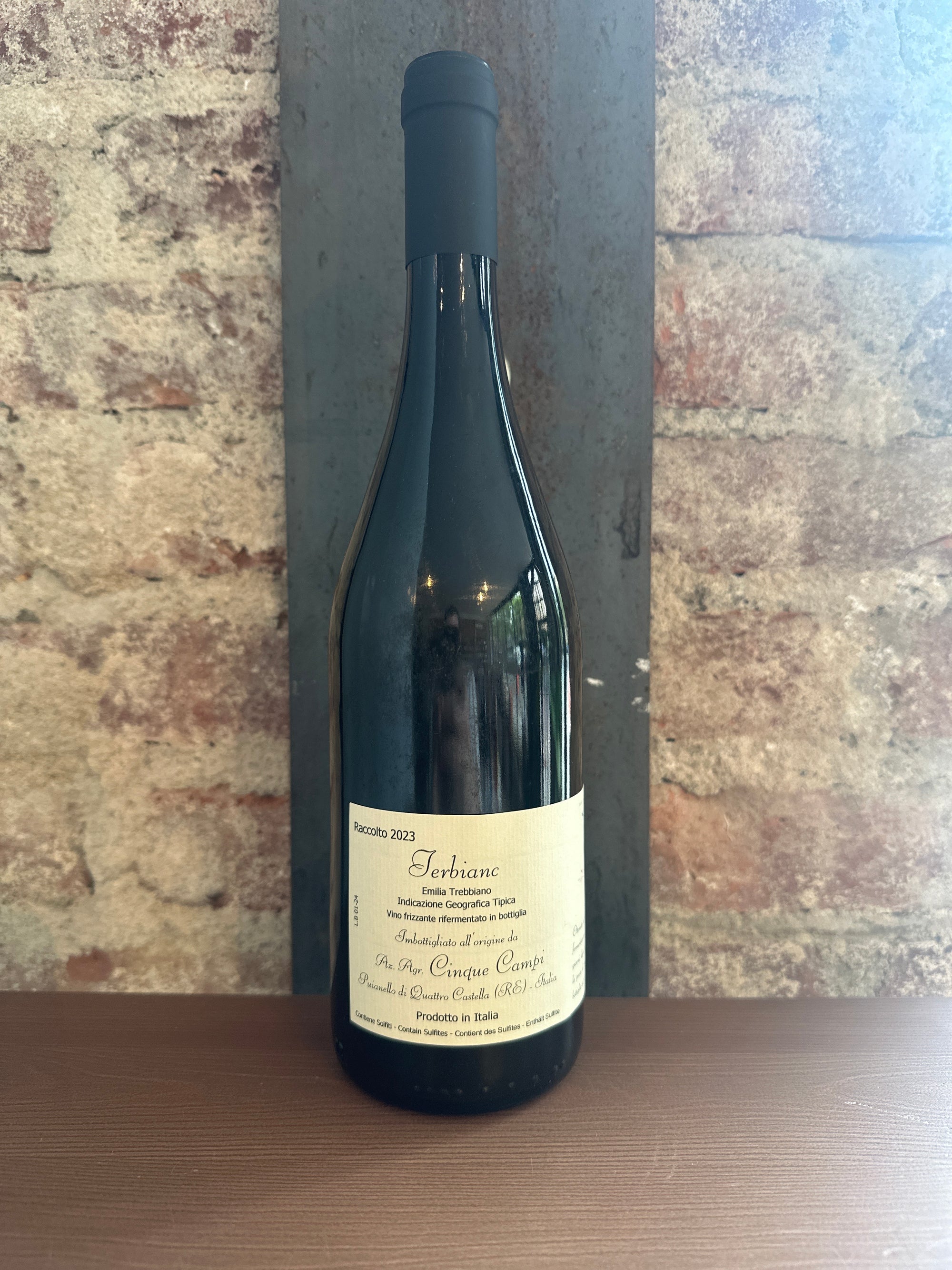 Cinque Campi, Terbianc Bianco 2023 (Emilia Romagna, Italy) 750mL