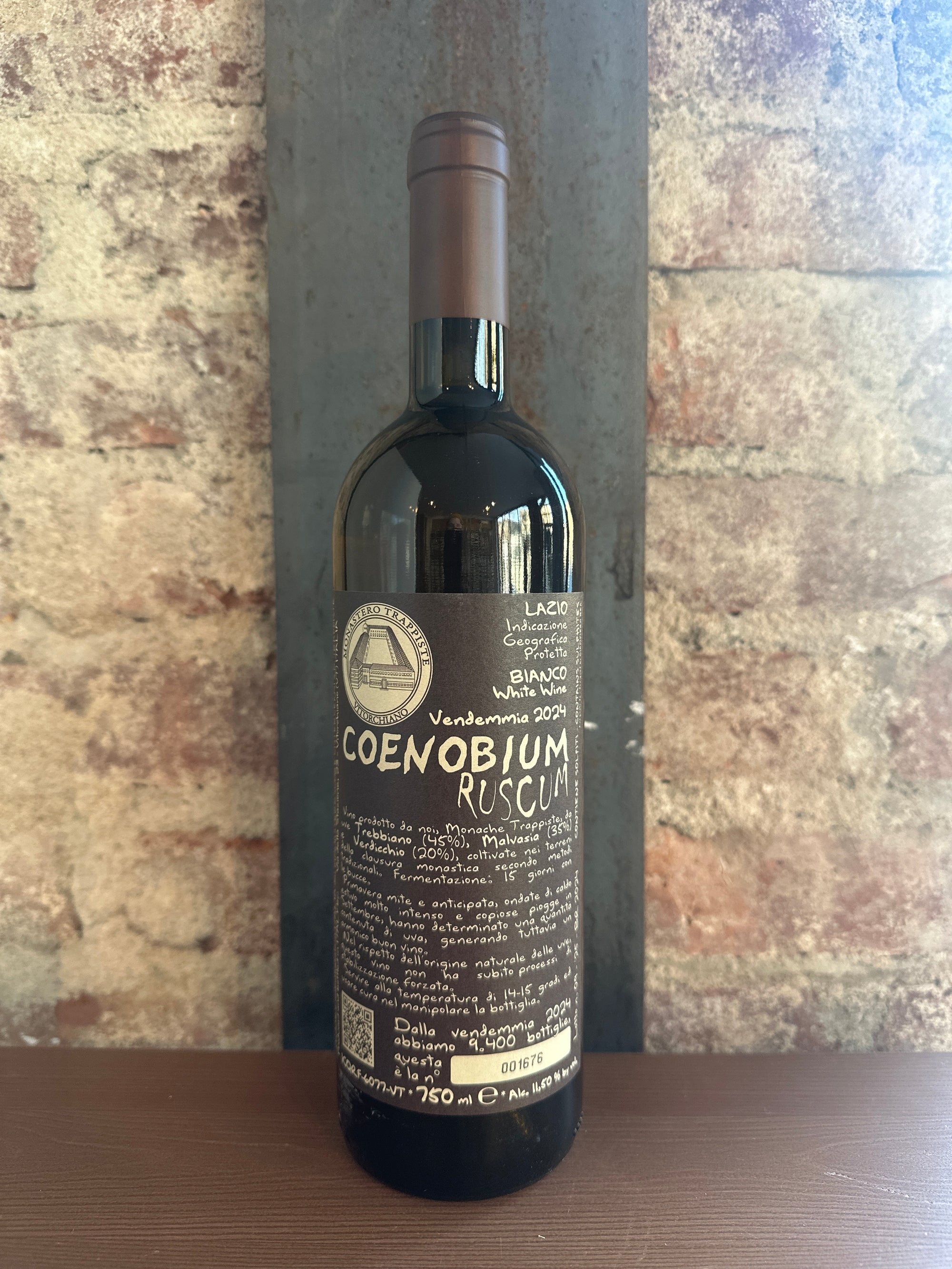 Monestero Suore Cistercensi, Ruscum Bianco 2024 (Lazio, Italy) 750ml