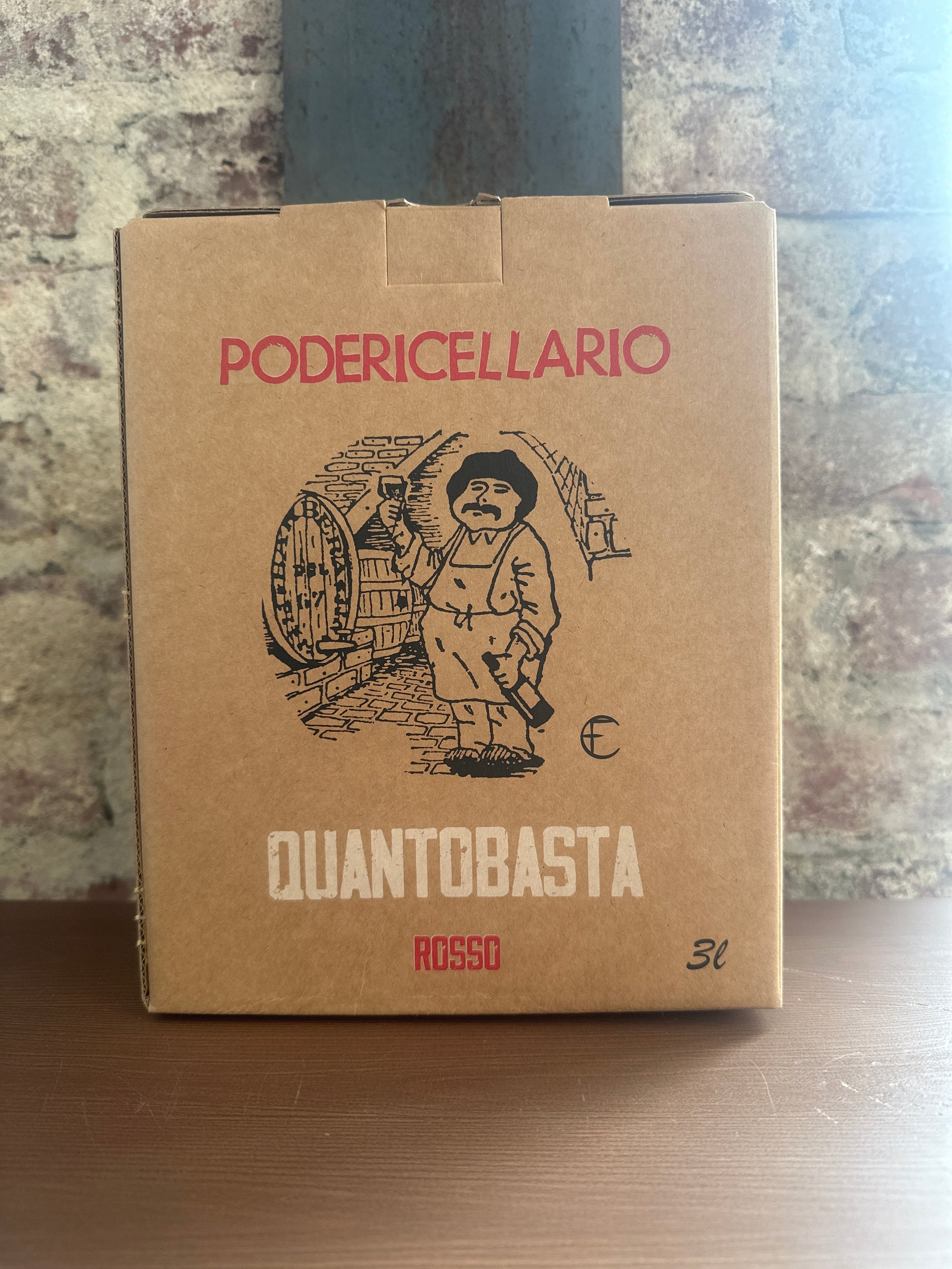 Poderi Cellario, Quantobasta Rosso 2024 (Italy) 3L BOX