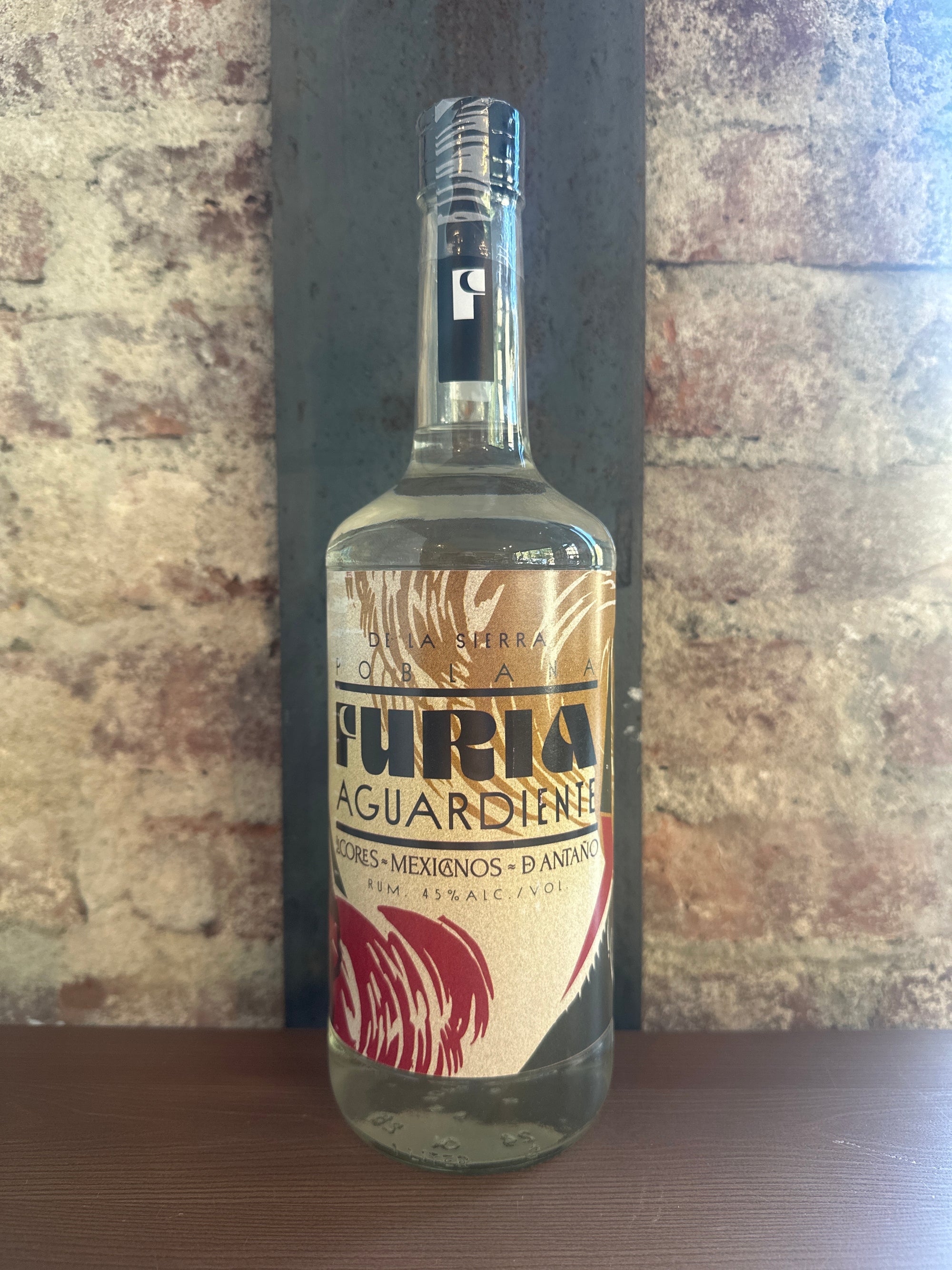 Furia Aguardiente de Piloncillo Rum (Mexico) 1L