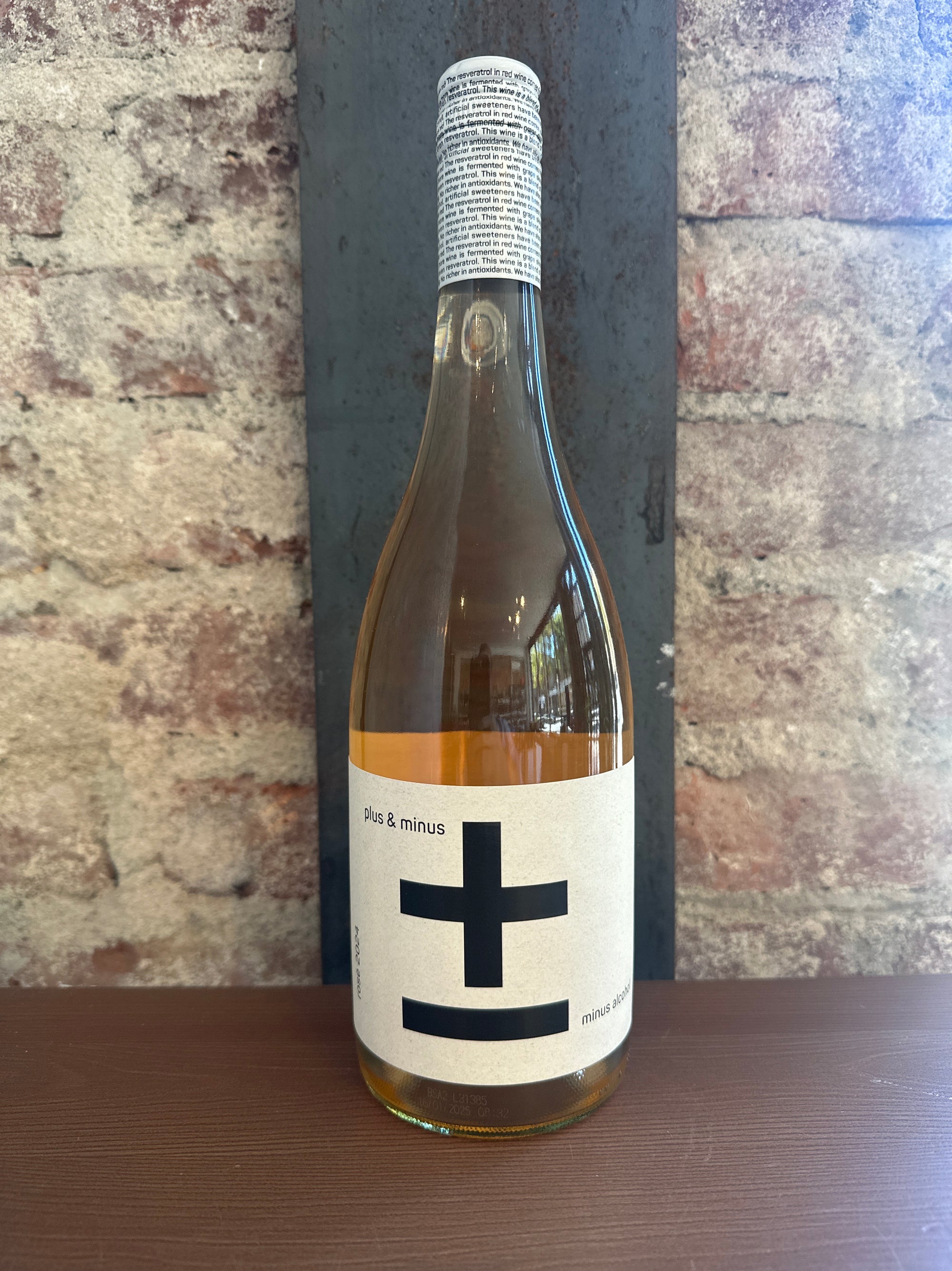 Plus-Minus, Alcohol Removed Rosé 2024 (Australia) 750ml