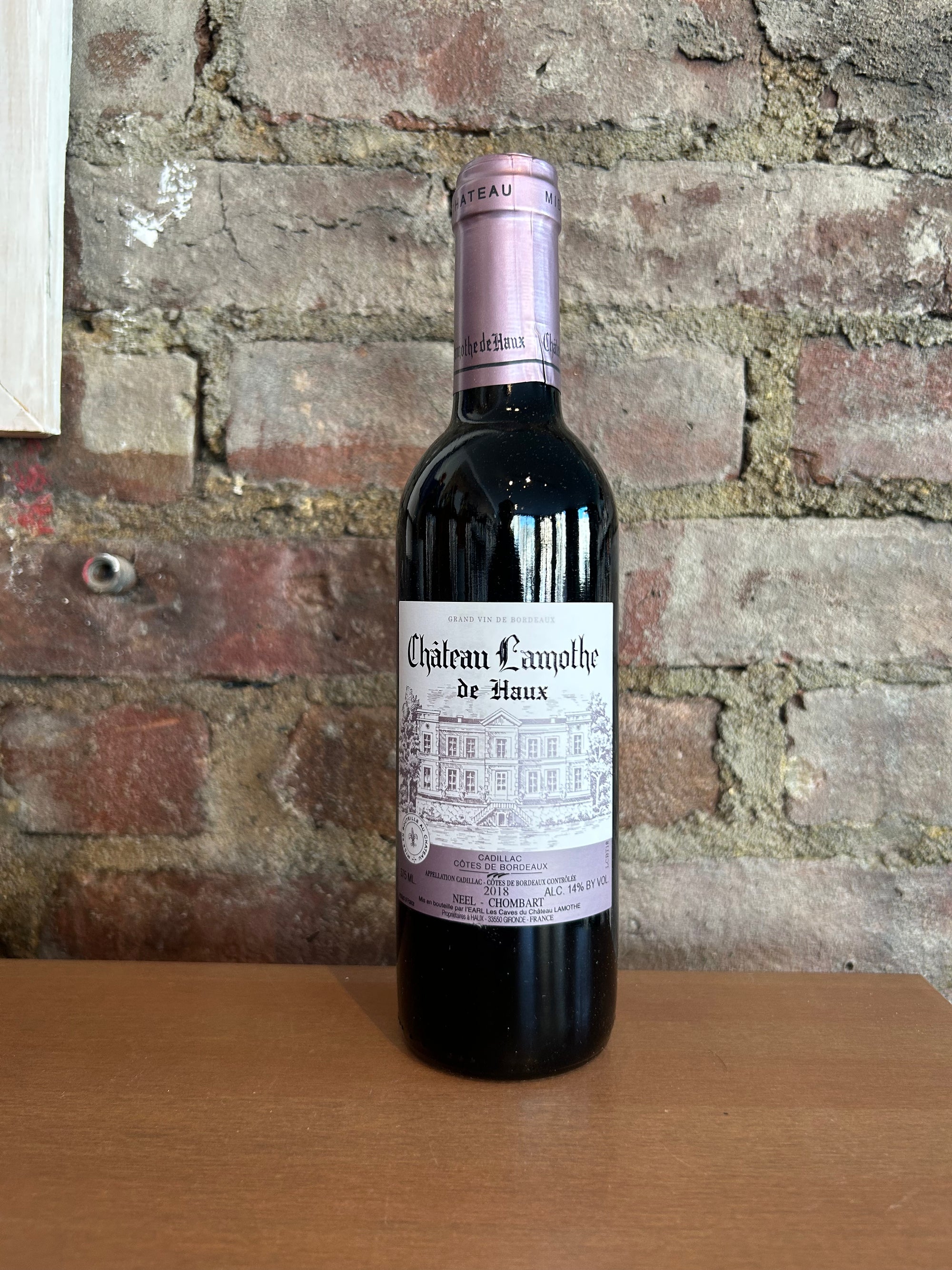 Chateau Lamothe de Haux, Cadillac Cotes de Bordeaux Rouge 2018 (Bordeaux, France) 375ml