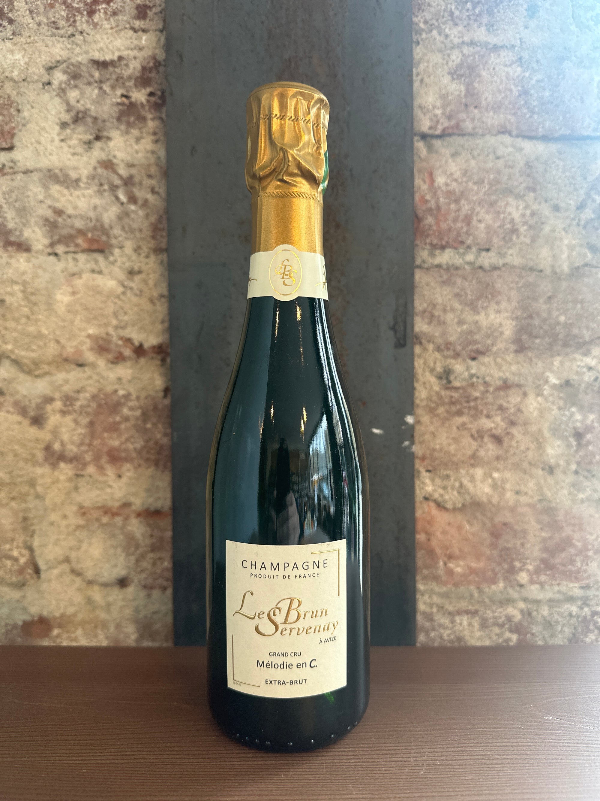 Le Brun Serveney, "Melodie en C" Blanc de Blanc Grand Cru Extra Brut NV (Champagne, France) 375ml