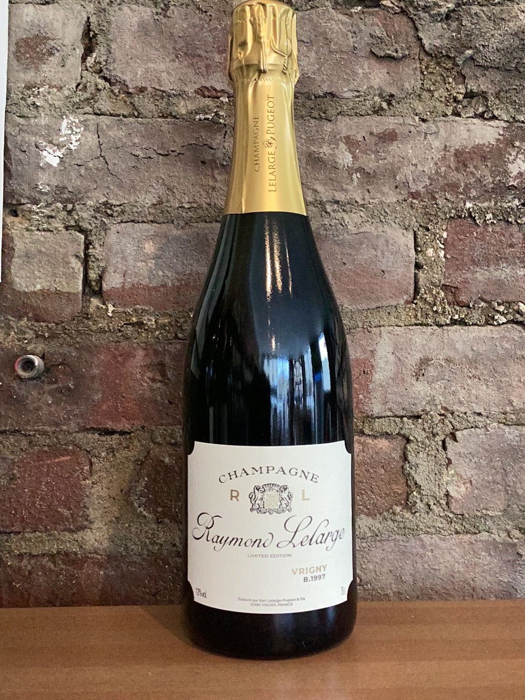 Lelarge-Pugeot, "Raymond Lelarge" Brut Premier Cru 1997 (Champagne, France) 750ml