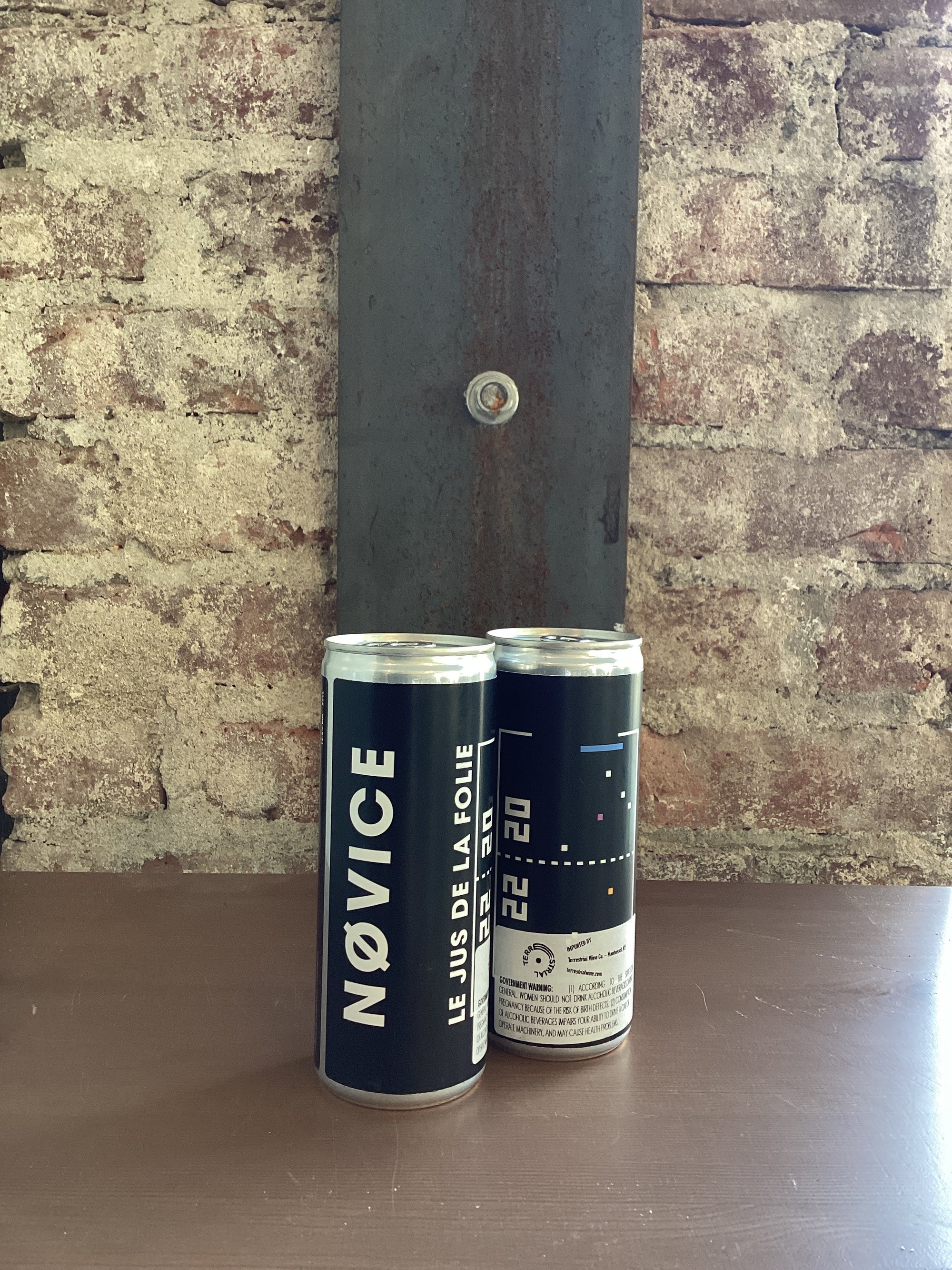 Novice, "Le Jus de la Folie" Sparkling Chardonnay 2022 (Jura, France) 250ml CAN
