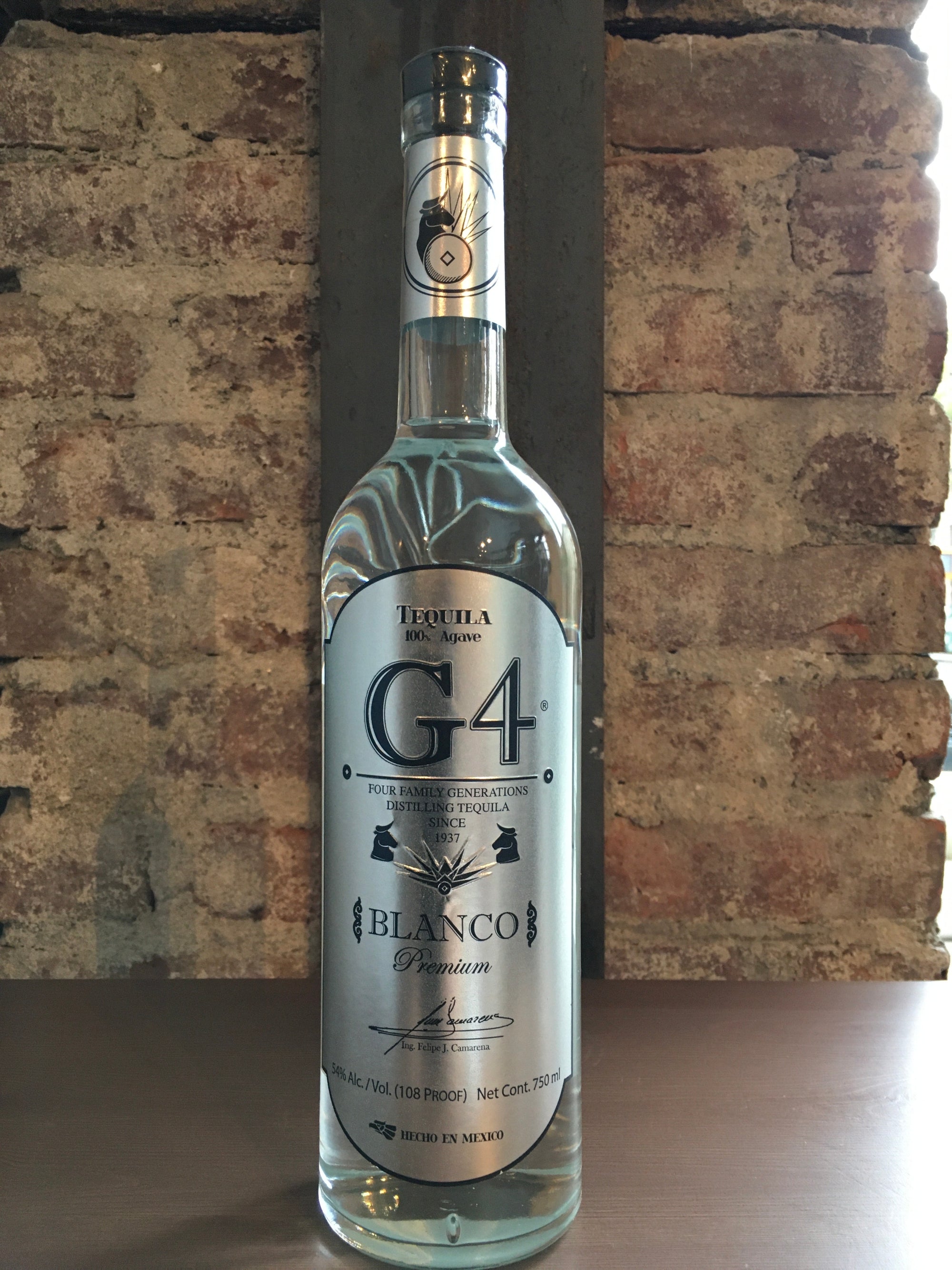 G4, Tequila Blanco High Proof (Jalisco, Mexico) 750ml