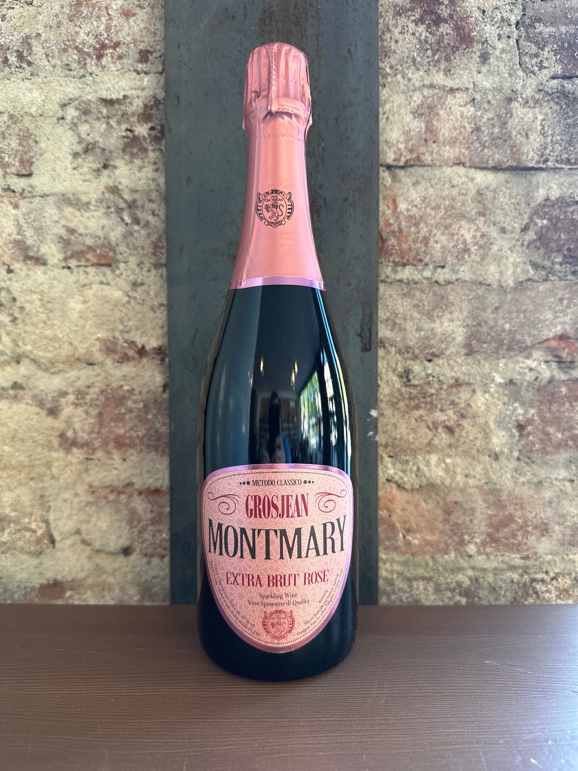 Grosjean, "Montmary" Metodo Classico Extra Brut Rosé 2024 (Val d'Aosta, Italy) 750ml