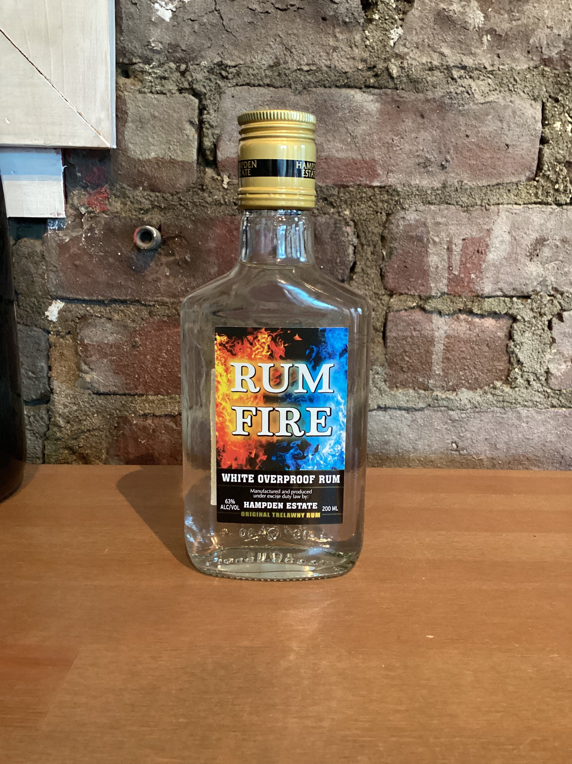 Hampden Estate "Rum Fire" Overproof White Rum (Jamaica) 200ml