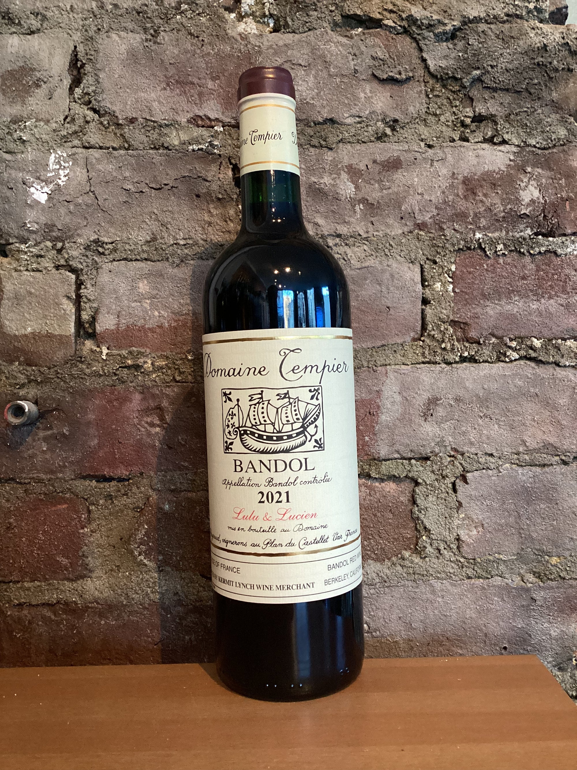 Domaine Tempier, Bandol Rouge "Lulu & Lucian" 2022 (Provence, France) 750ml