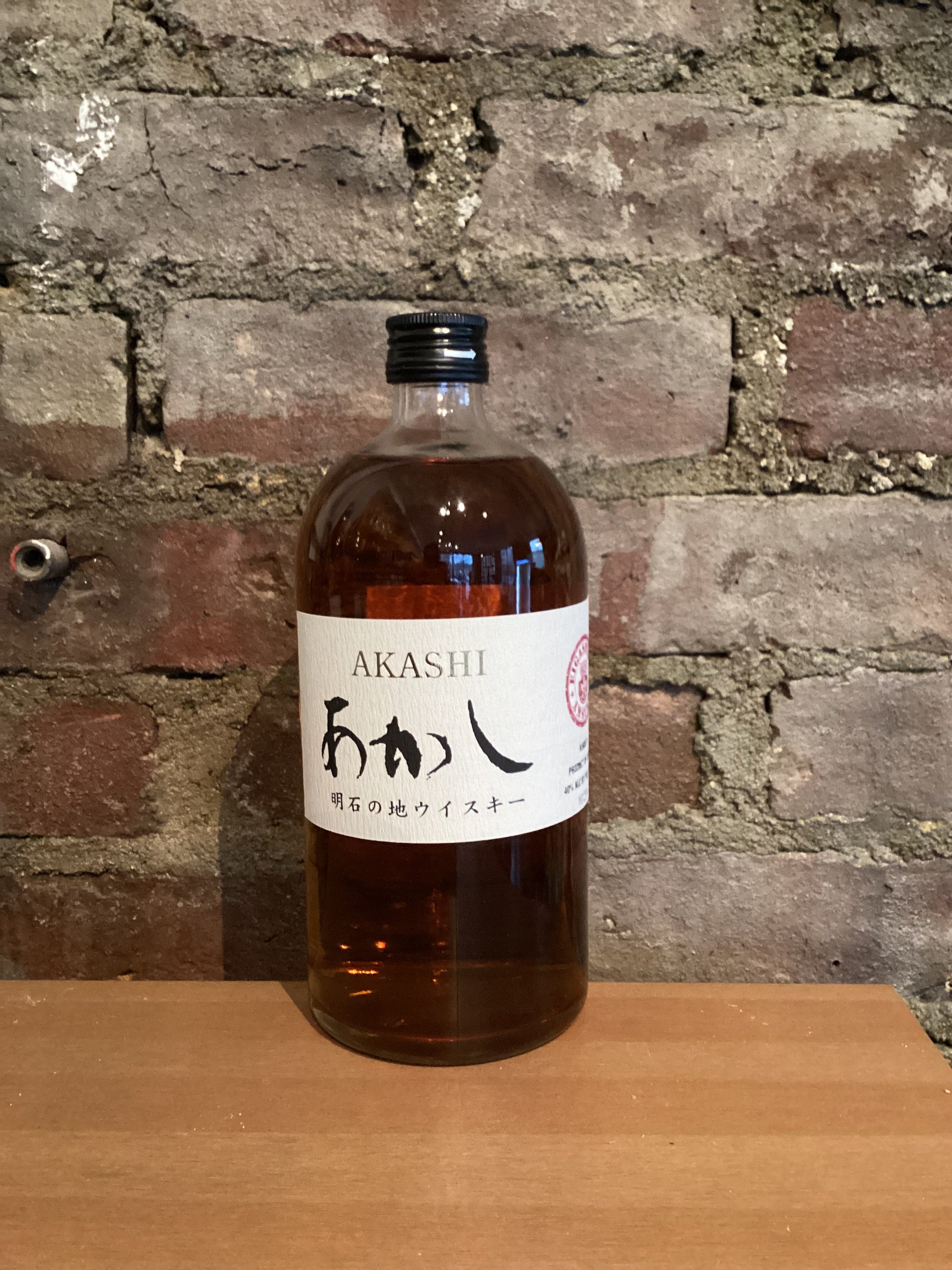 Eigashima Shuzo, Akashi White Oak Blended Whiskey (Hyogo, Japan) 750ml