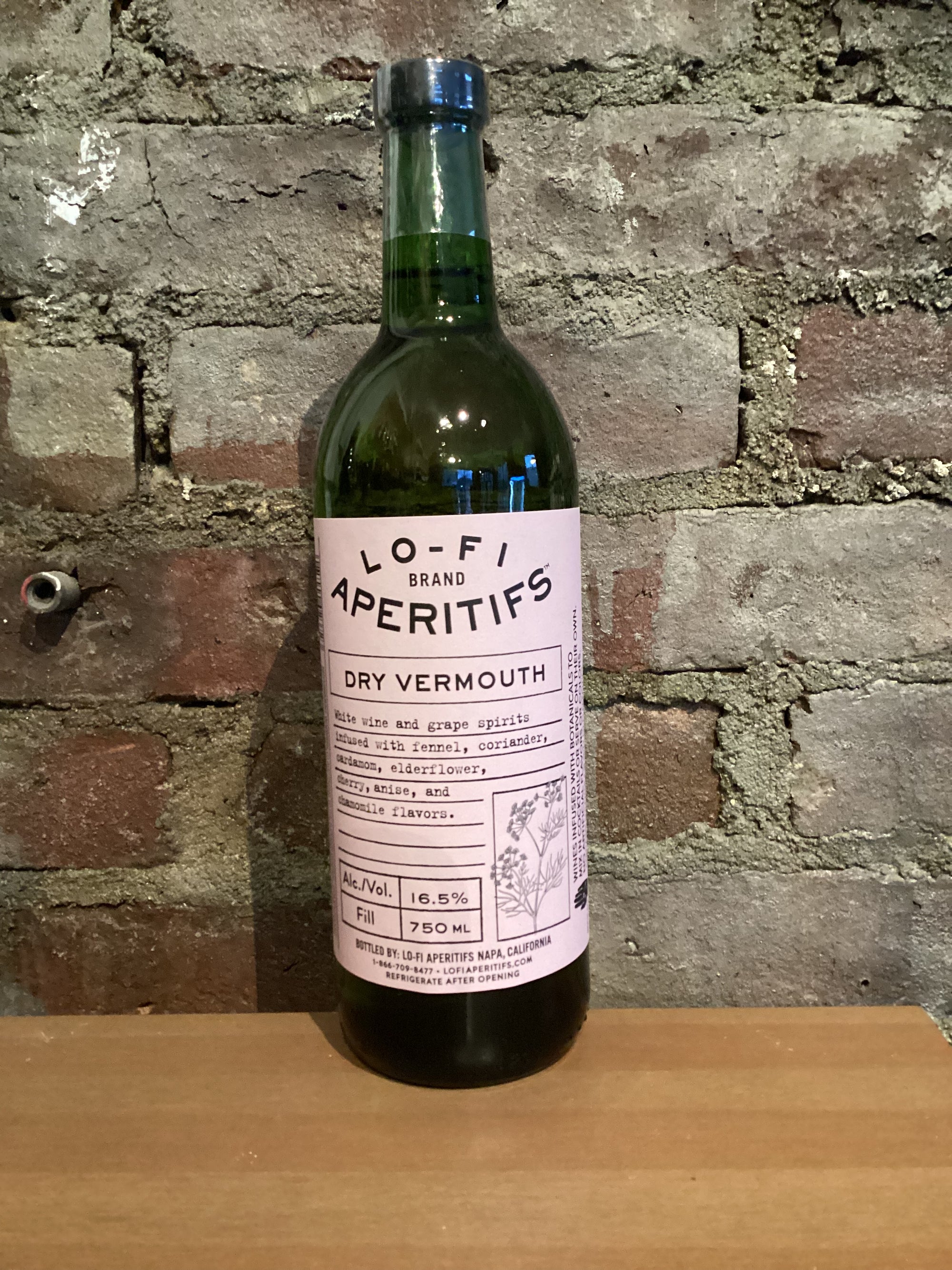 Lo-Fi Aperitifs, Dry Vermouth (California) 750ml