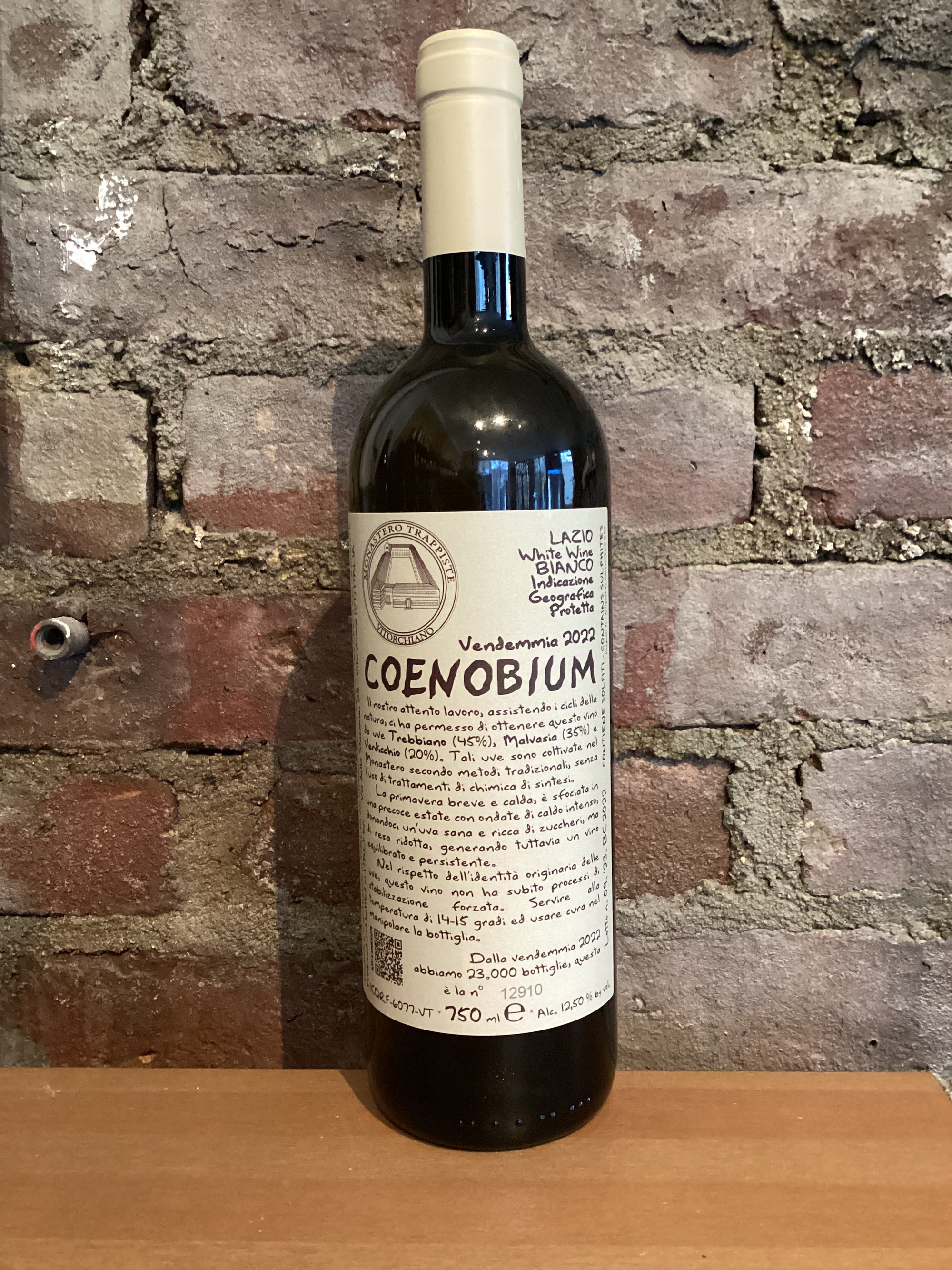 Monestero Suore Cistercensi, Coenobium Bianco 2023 (Lazio, Italy) 750ml