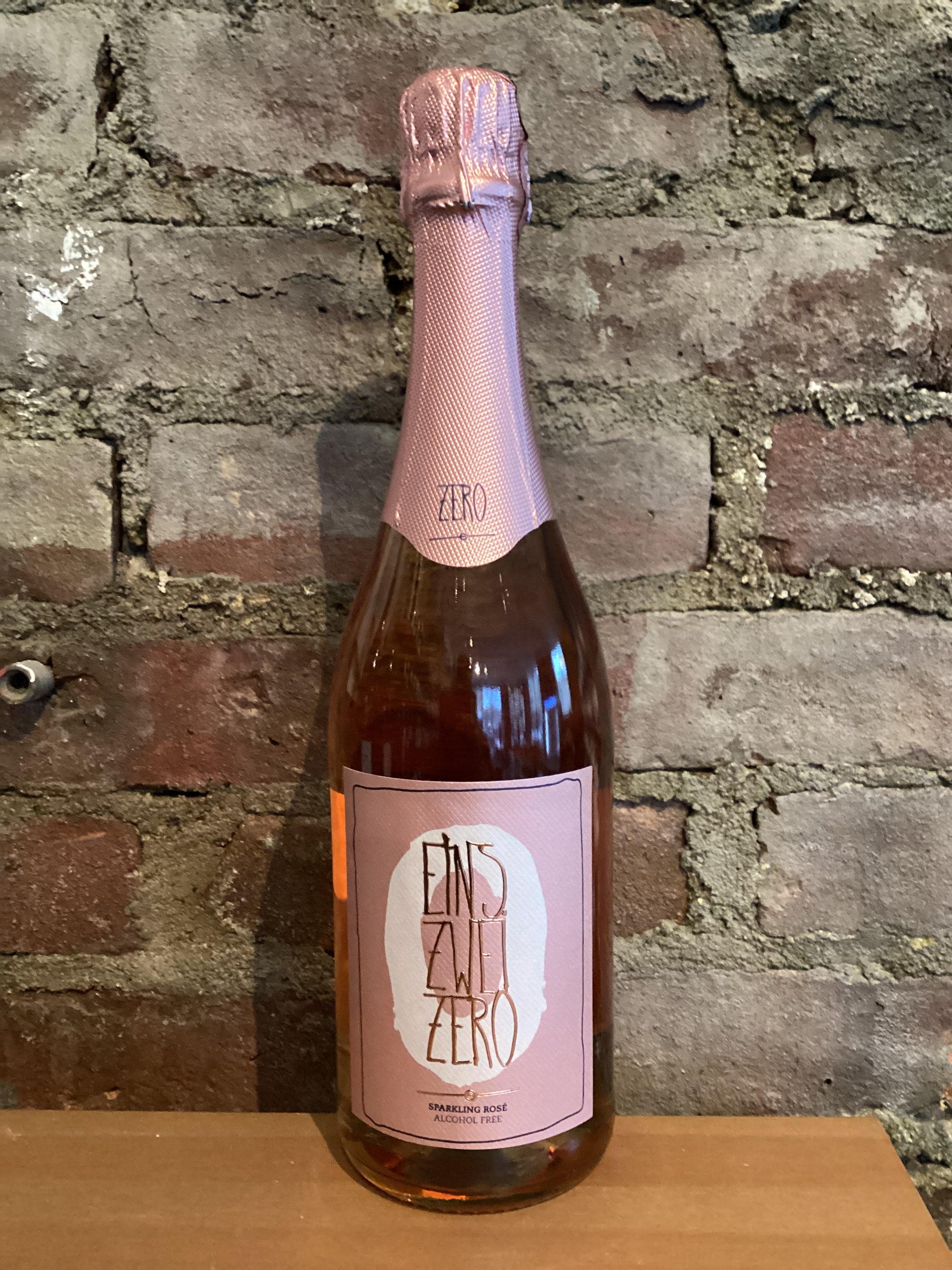 Weingut Leitz, "Eins Zwei Zero" Sparkling Rose Non Alcoholic (Rheingau, Germany) 750ml