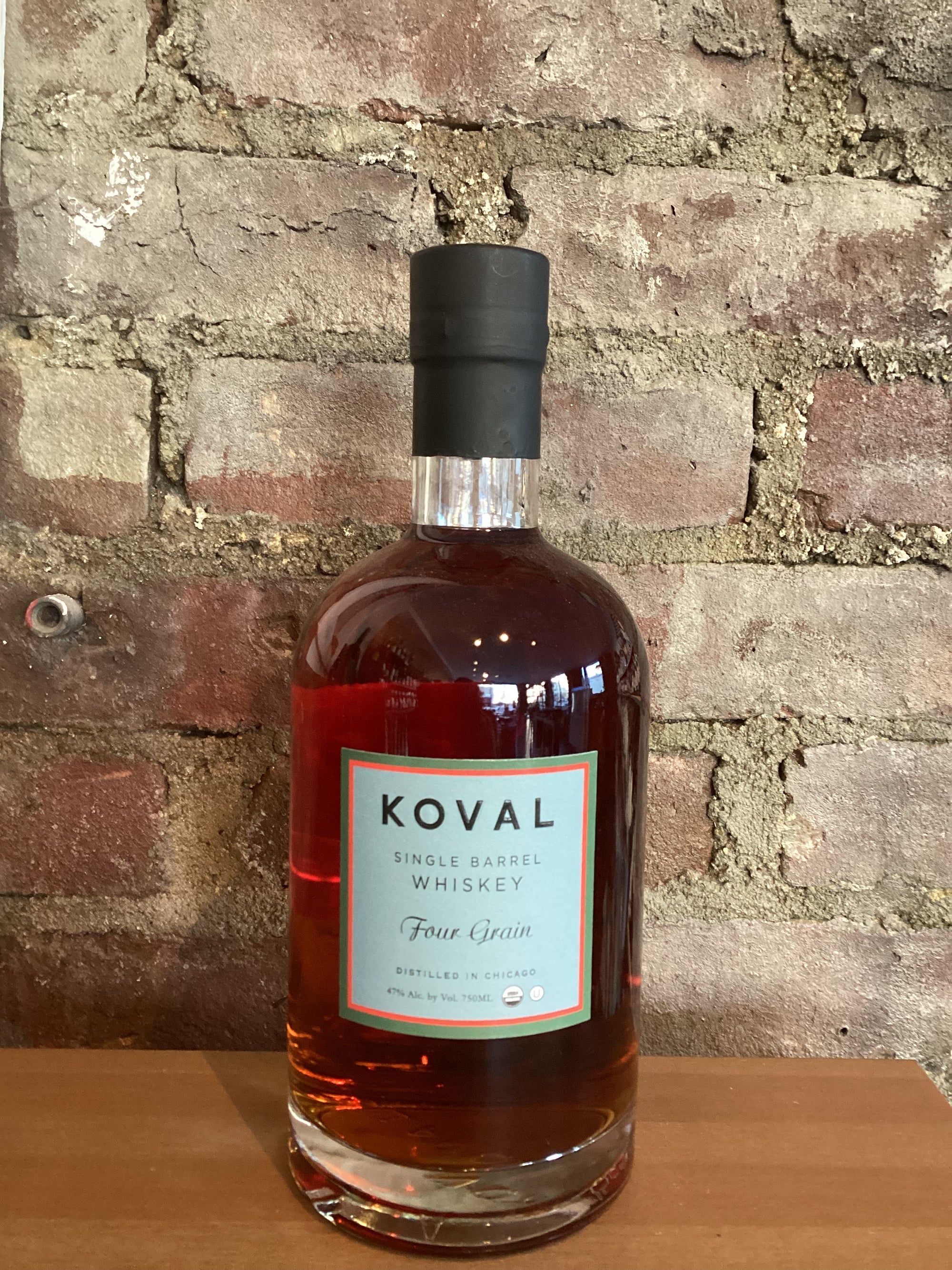 Koval, Single Barrel Four Grain Whiskey (Illinois) 750ml